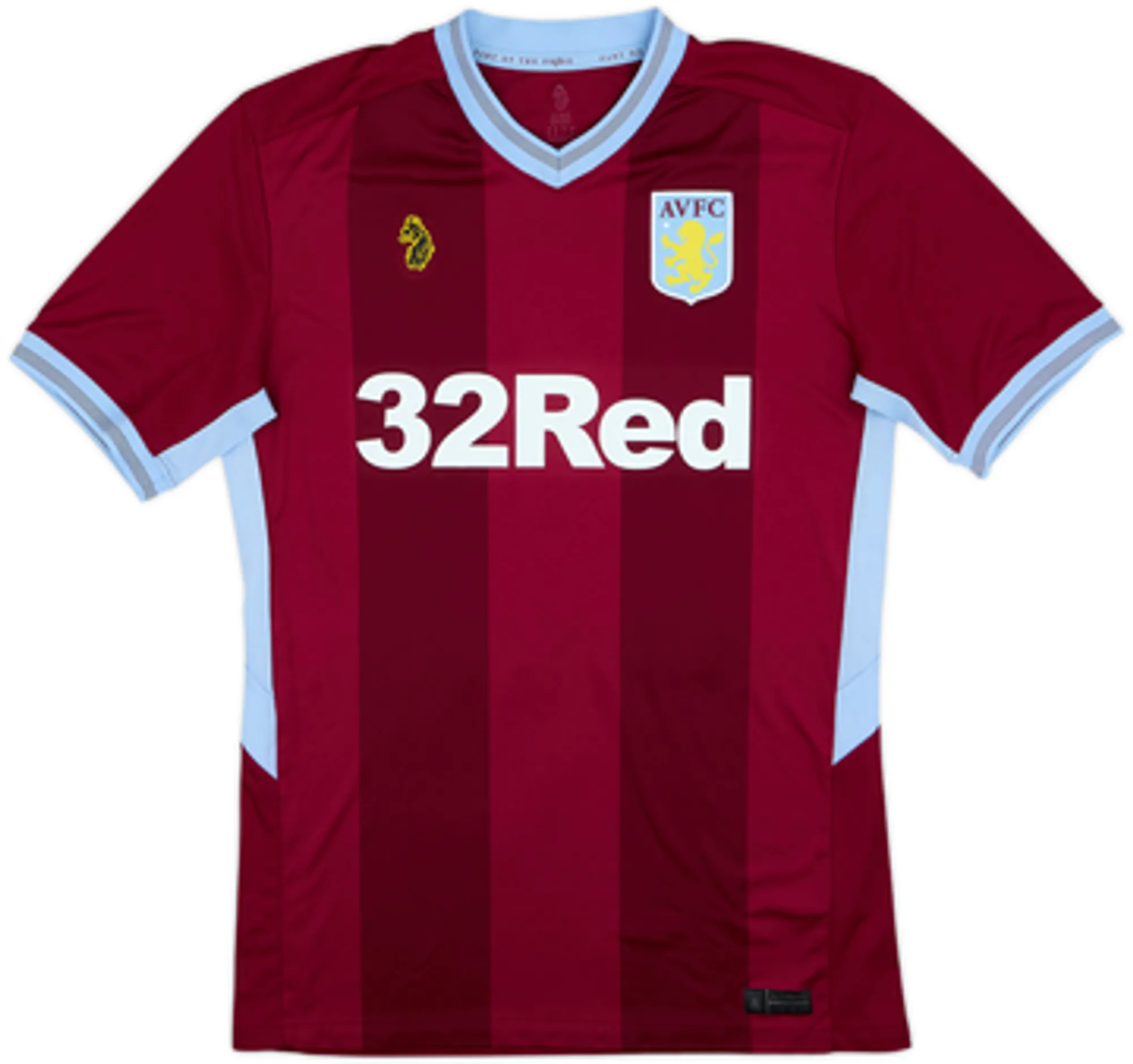 2018-19 Aston Villa Home Shirt Grealish #10 - 7/10 - (M)