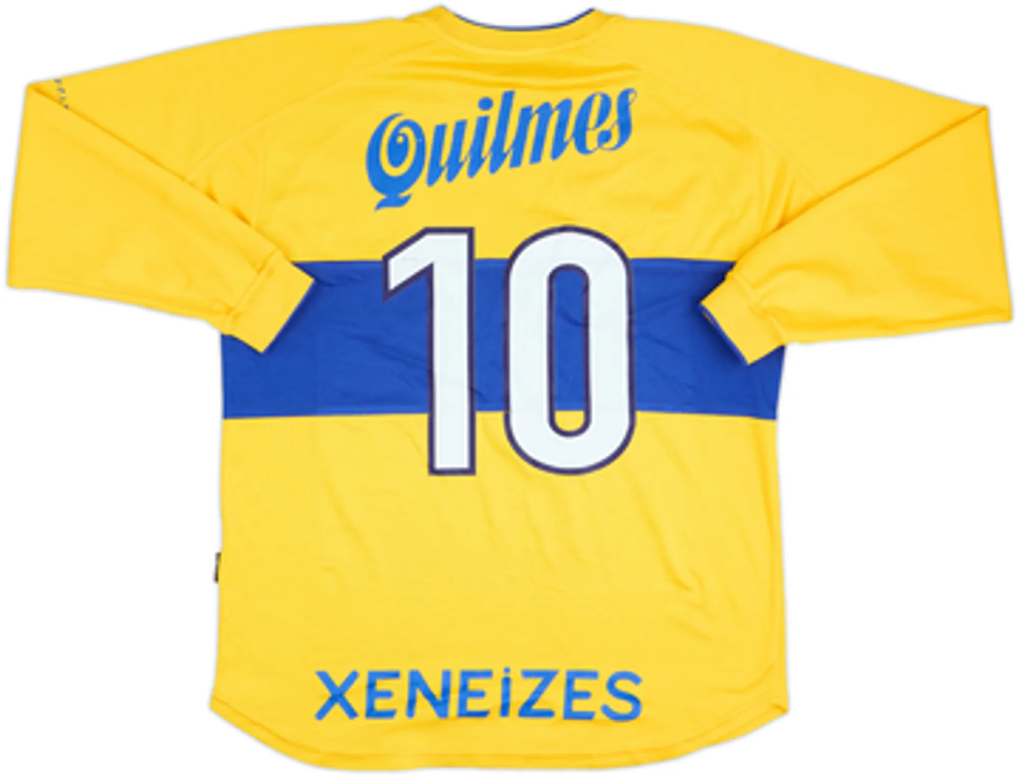2000-01 Boca Juniors Away L/S Shirt #10 - 6/10 - (XL)