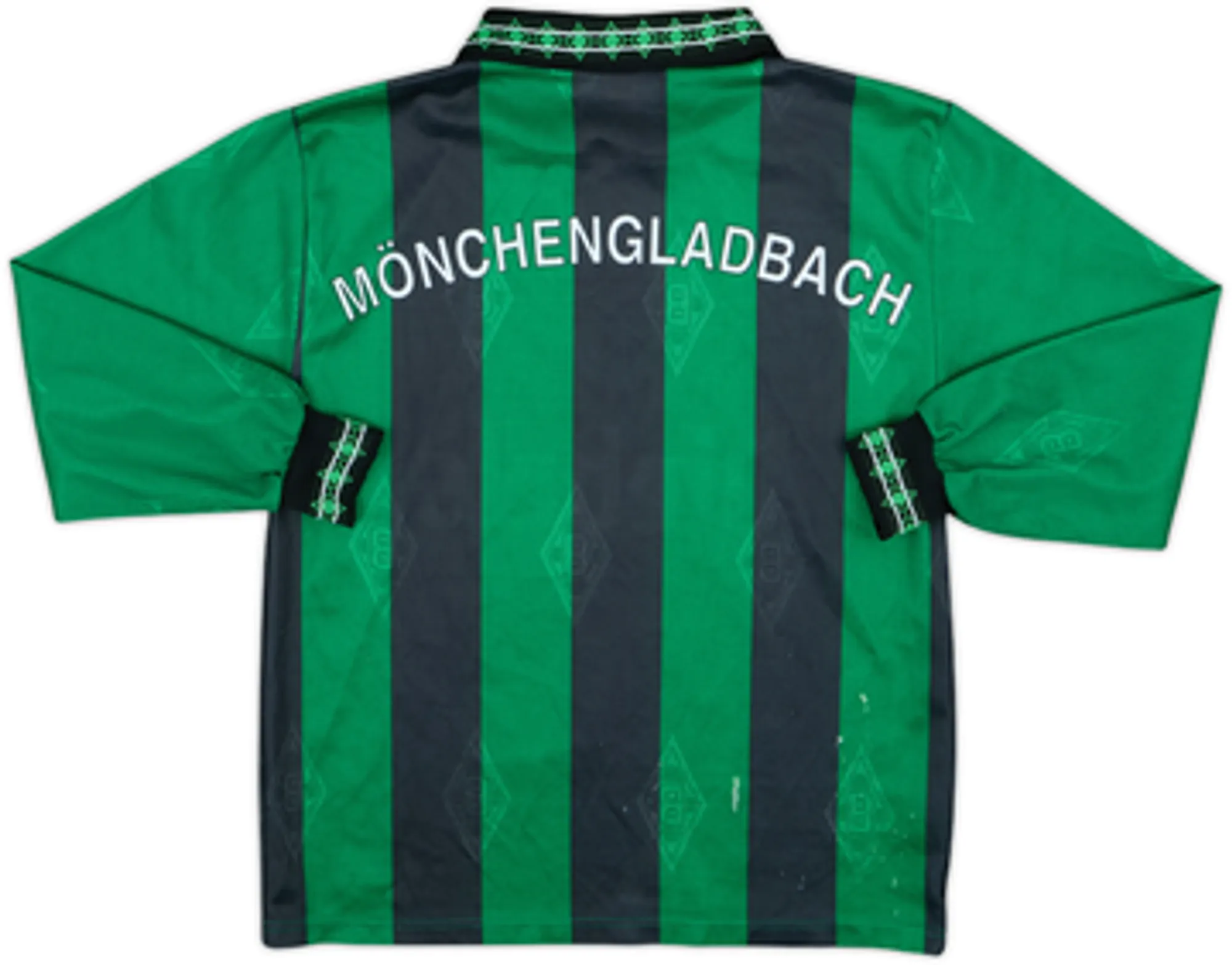 1995-96 Borussia Monchengladbach Away L/S Shirt - 4/10 - (XS)