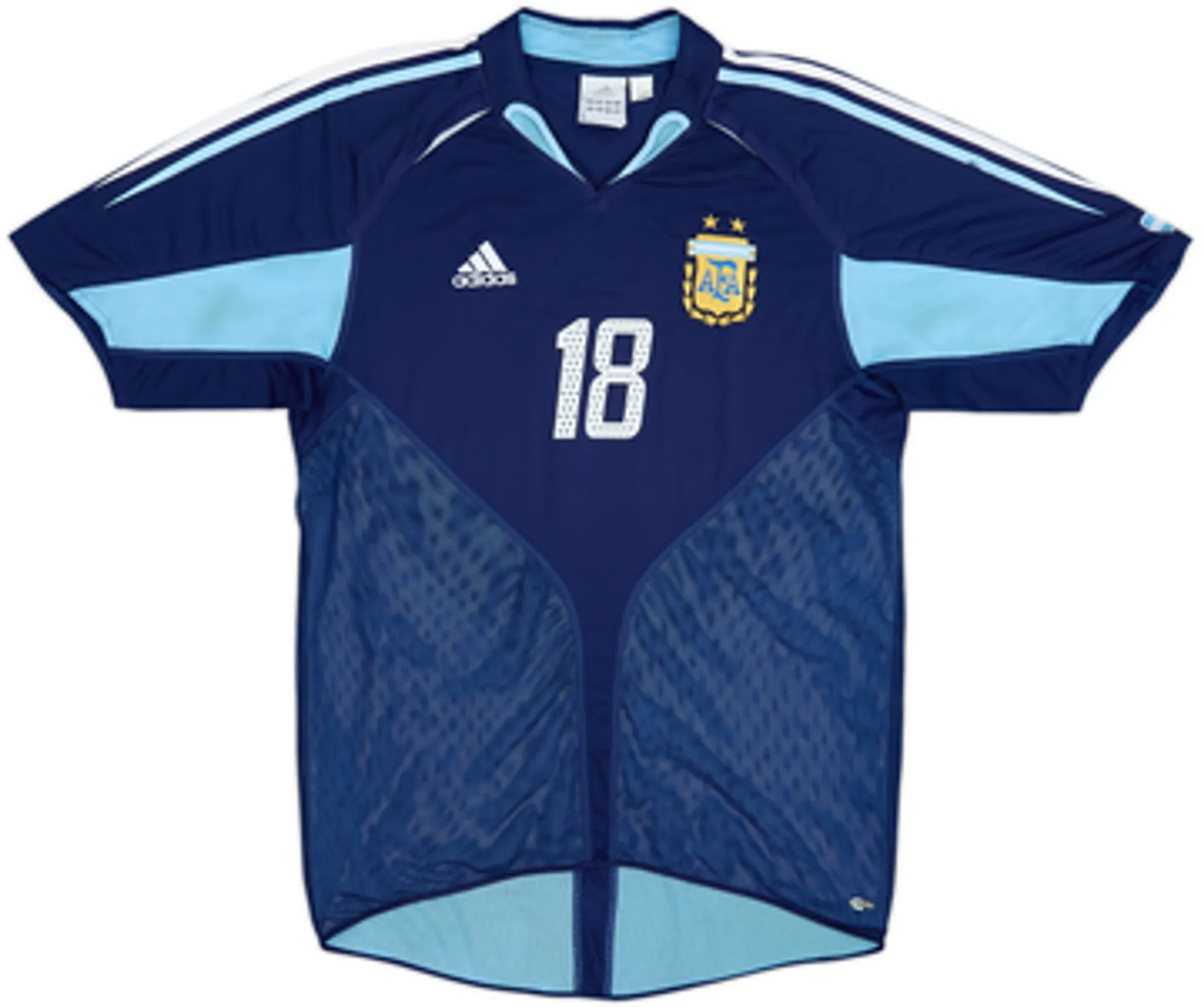 2004-05 Argentina Away Shirt Messi #18 - 8/10 - (M)