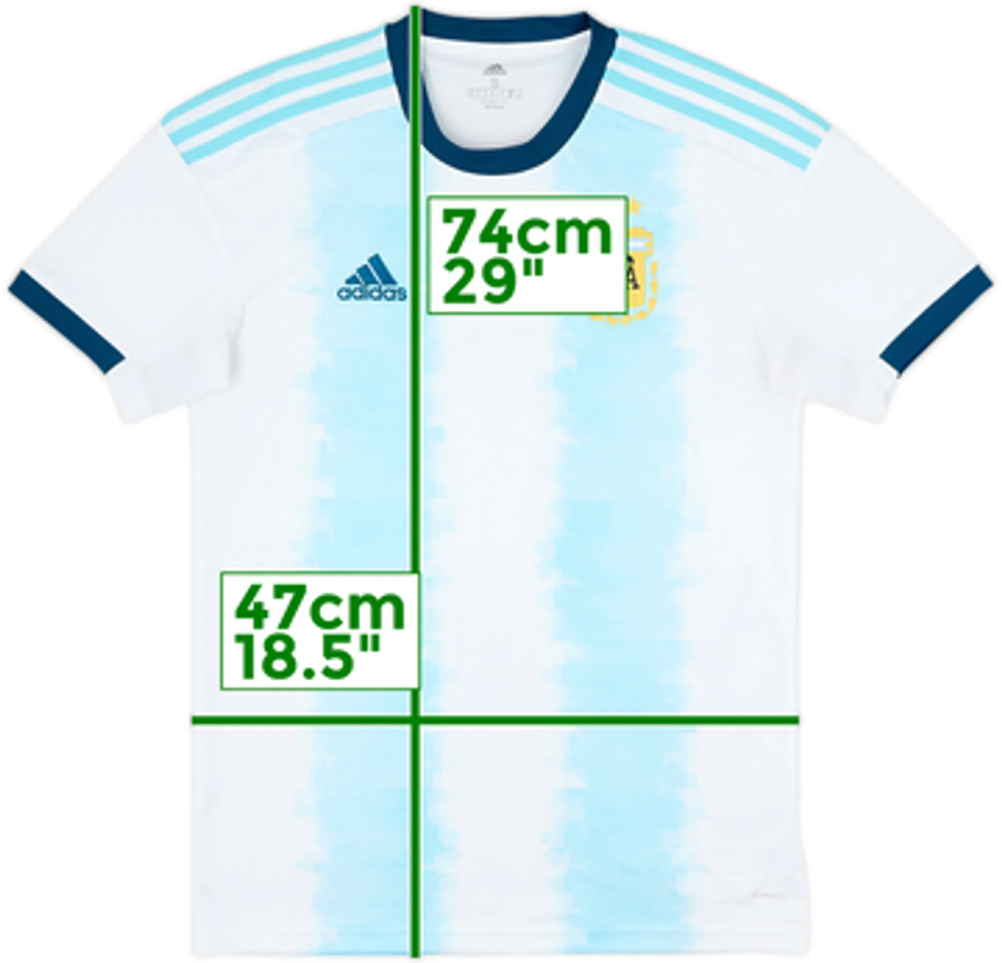 2019-20 Argentina Home Shirt - 9/10 - (S)