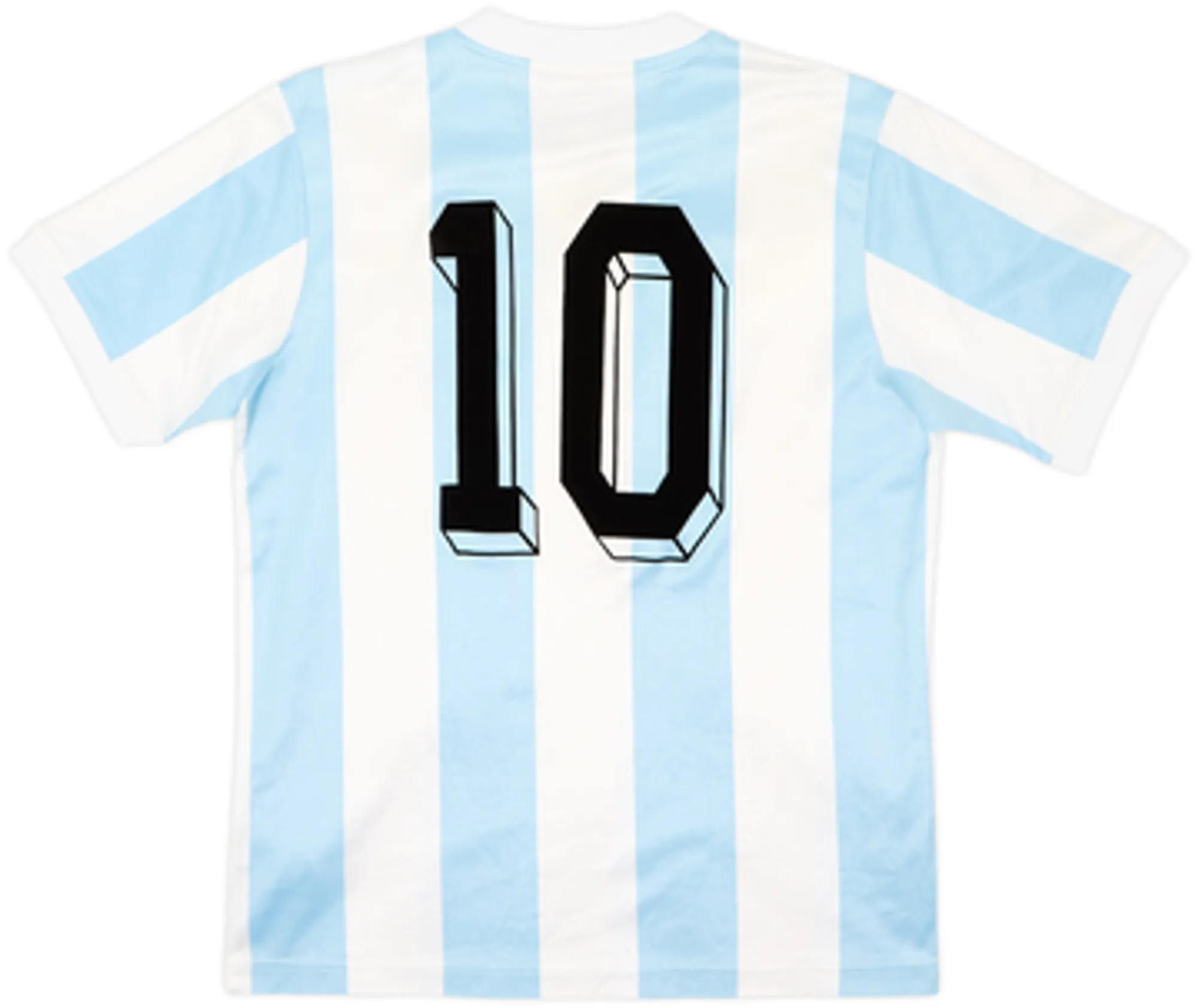 2002 Argentina adidas Originals 1990 Retro Home Shirt #10 - 7/10 - (M)