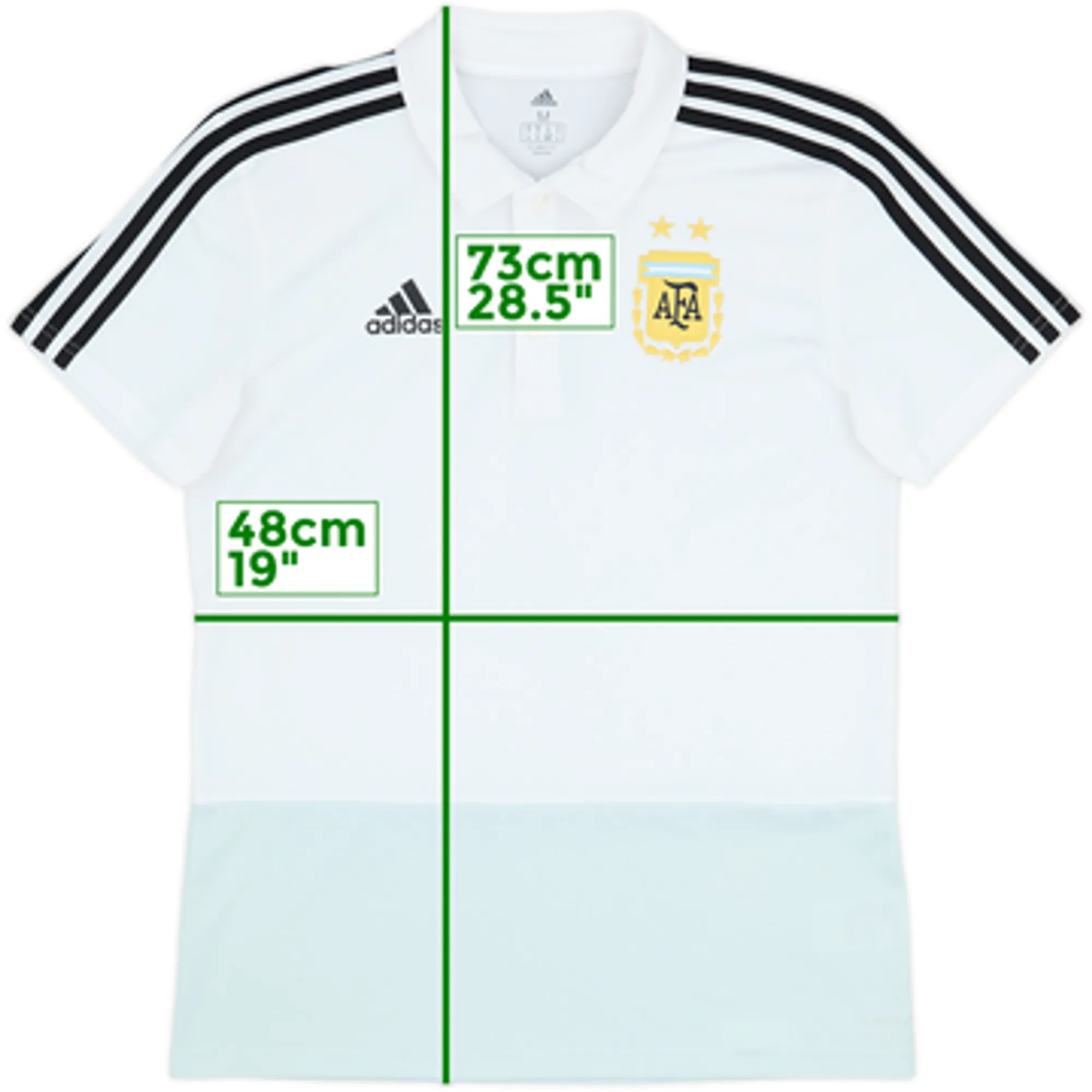 2018-19 Argentina adidas Polo Shirt - 7/10 - (M)