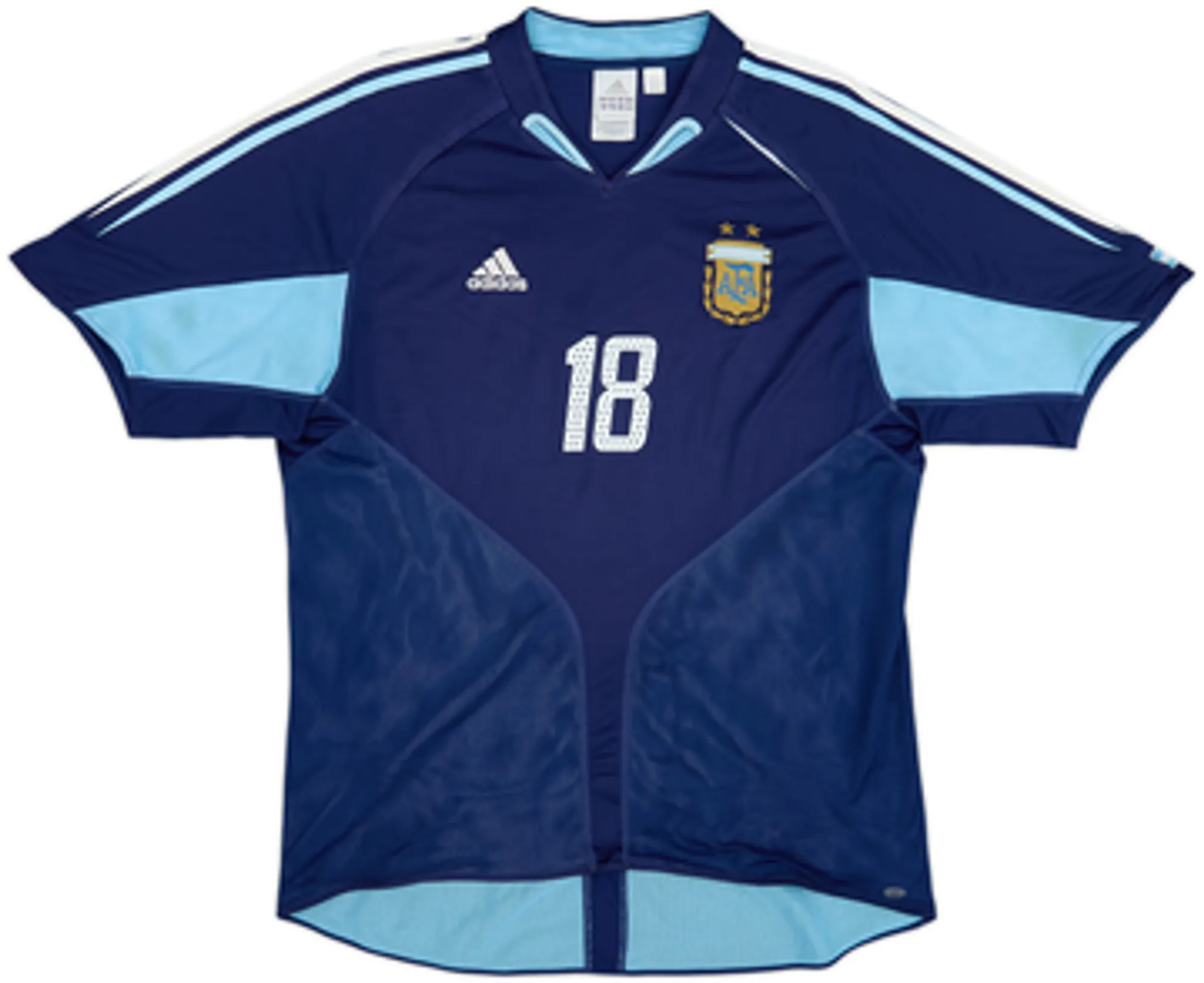 2004-05 Argentina Away Shirt Messi #18 - 7/10 - (XL)