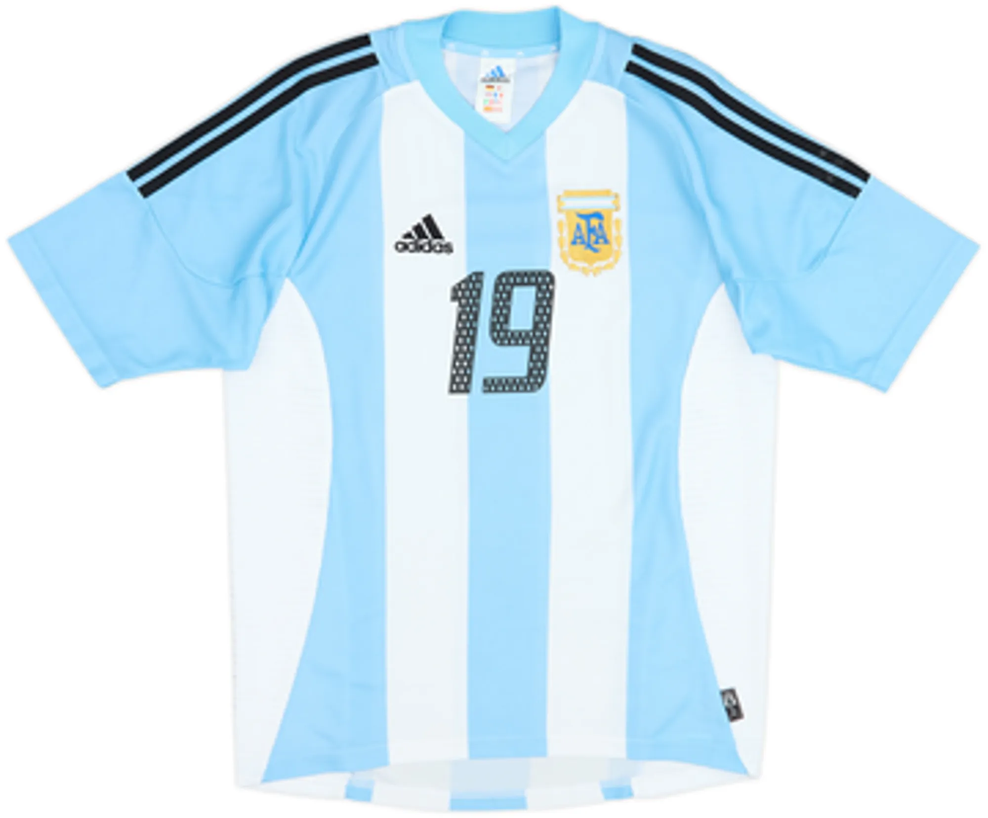 2002-04 Argentina Home Shirt Crespo #19 - 5/10 - (S)