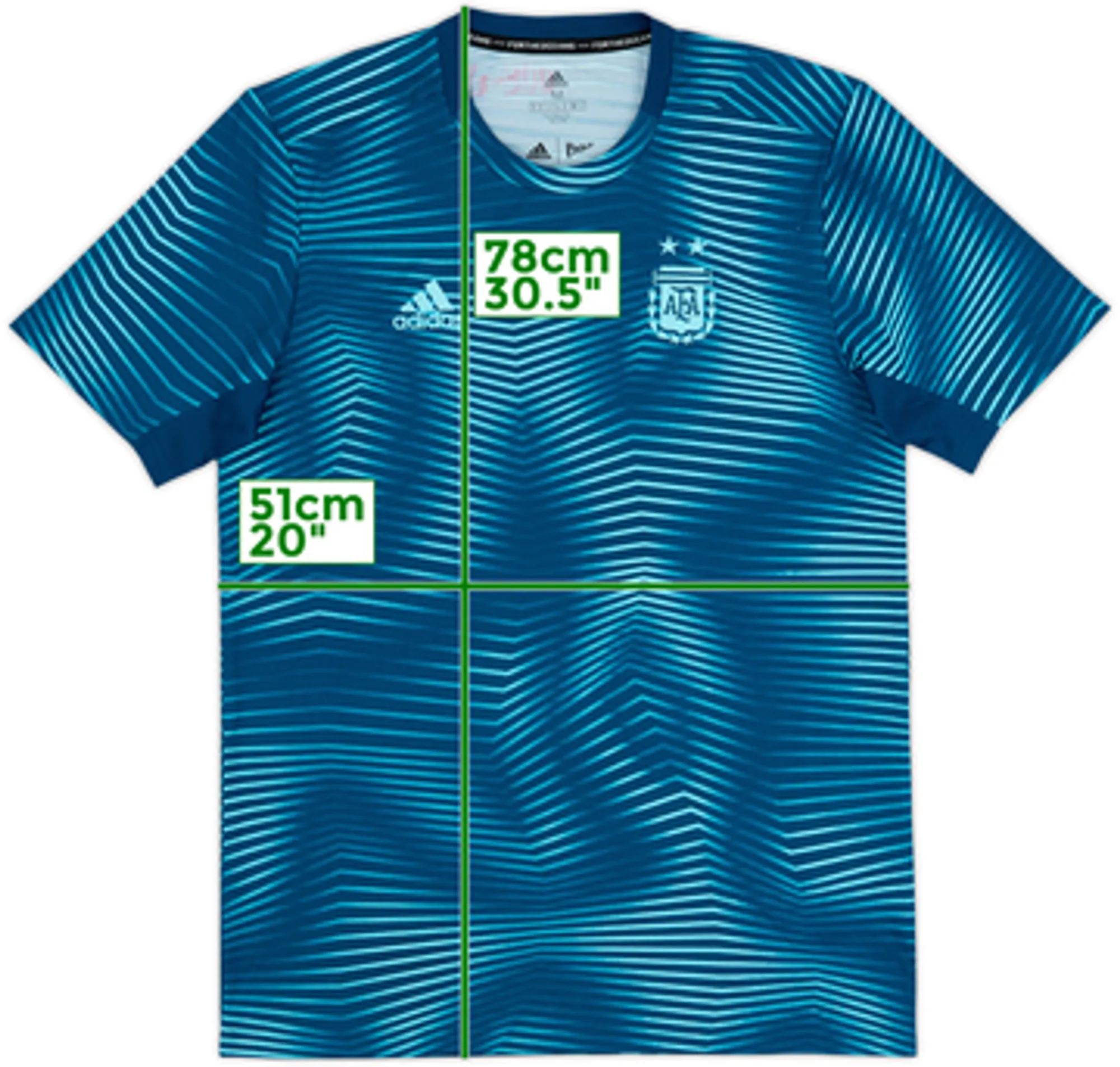 2018-19 Argentina adidas Training Shirt - 7/10 - (M)