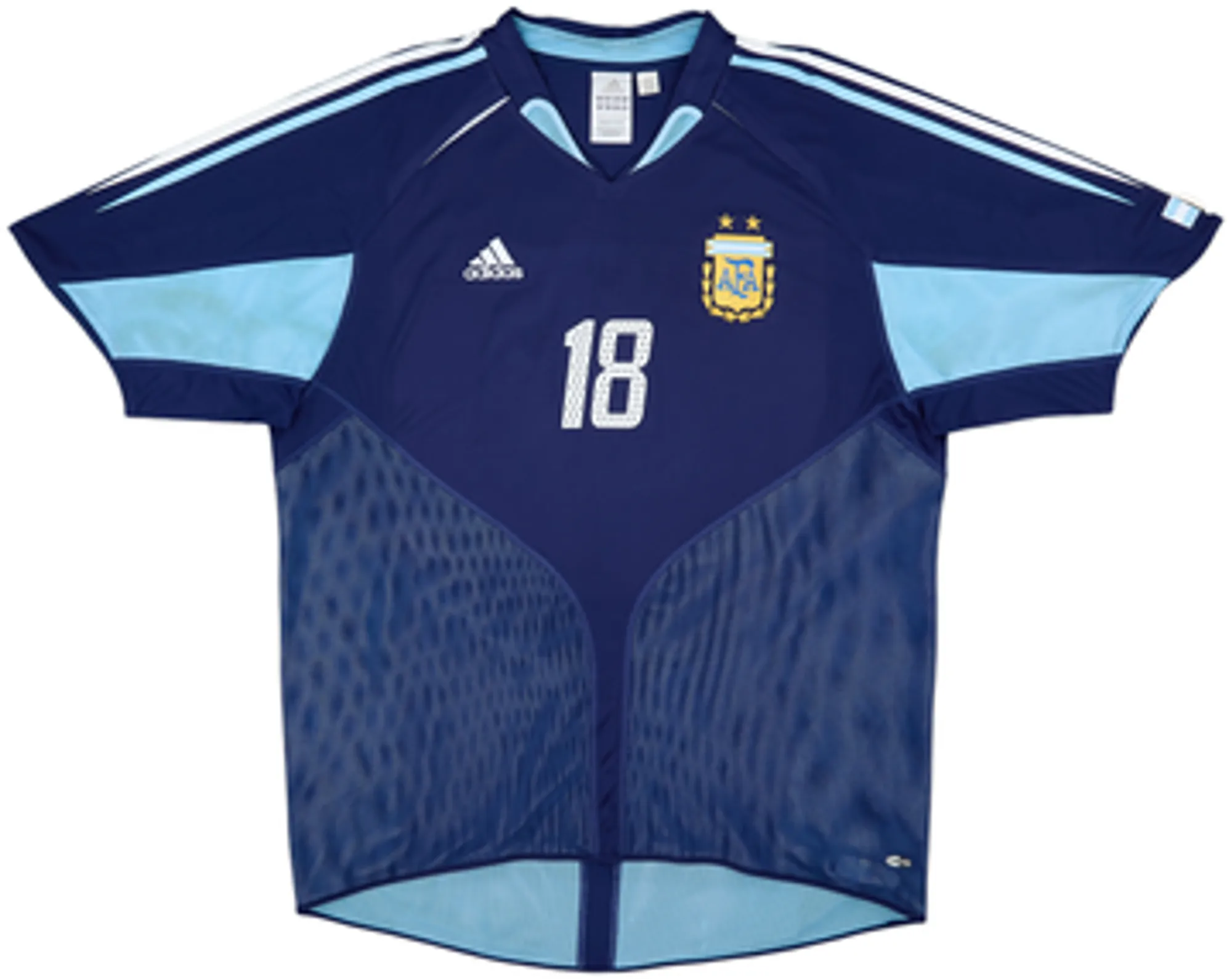 2004-05 Argentina Away Shirt Messi #18 - 10/10 - (XL)