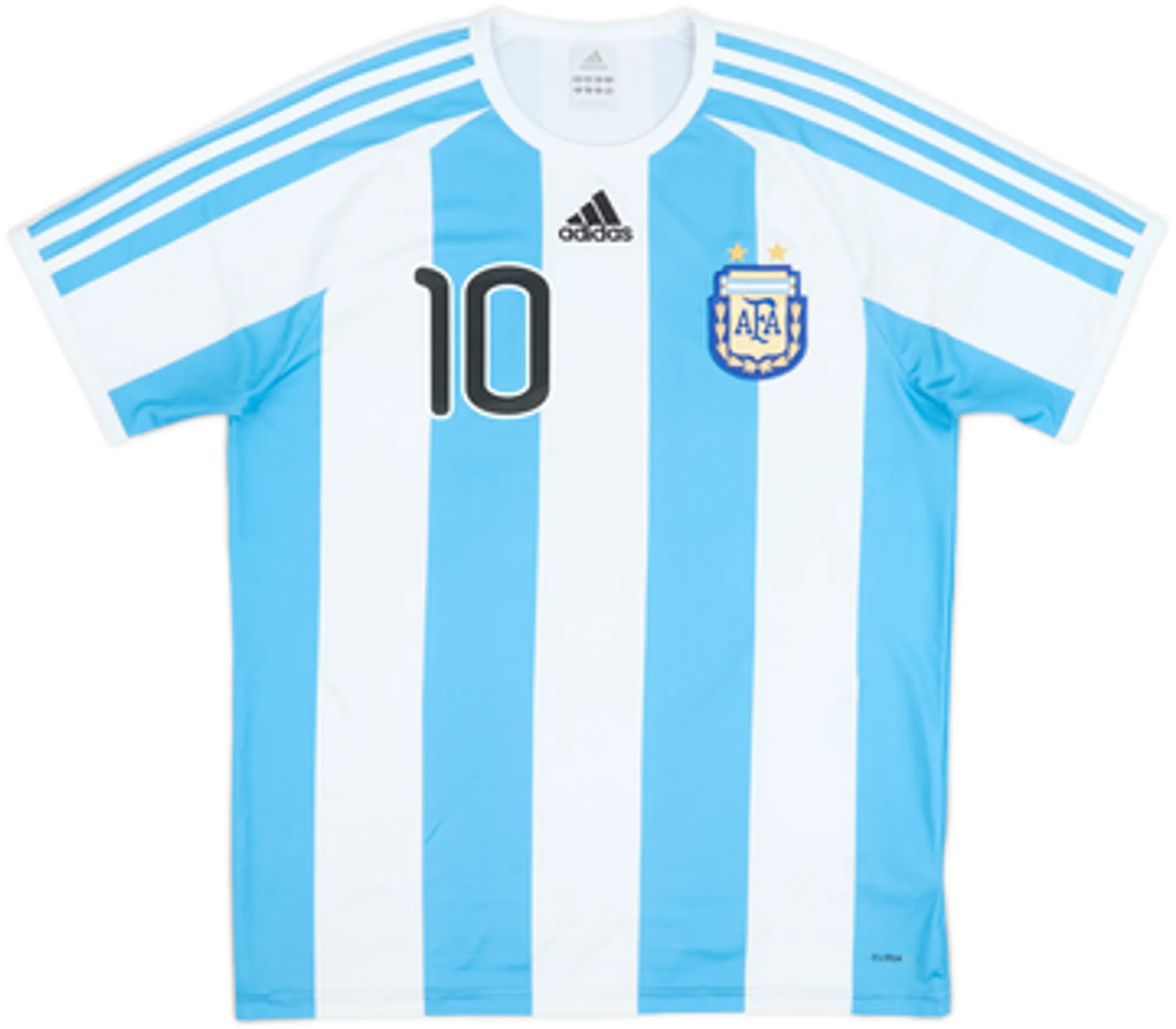 2010-11 Argentina Basic Home Shirt Messi #10 - 8/10 - (M)