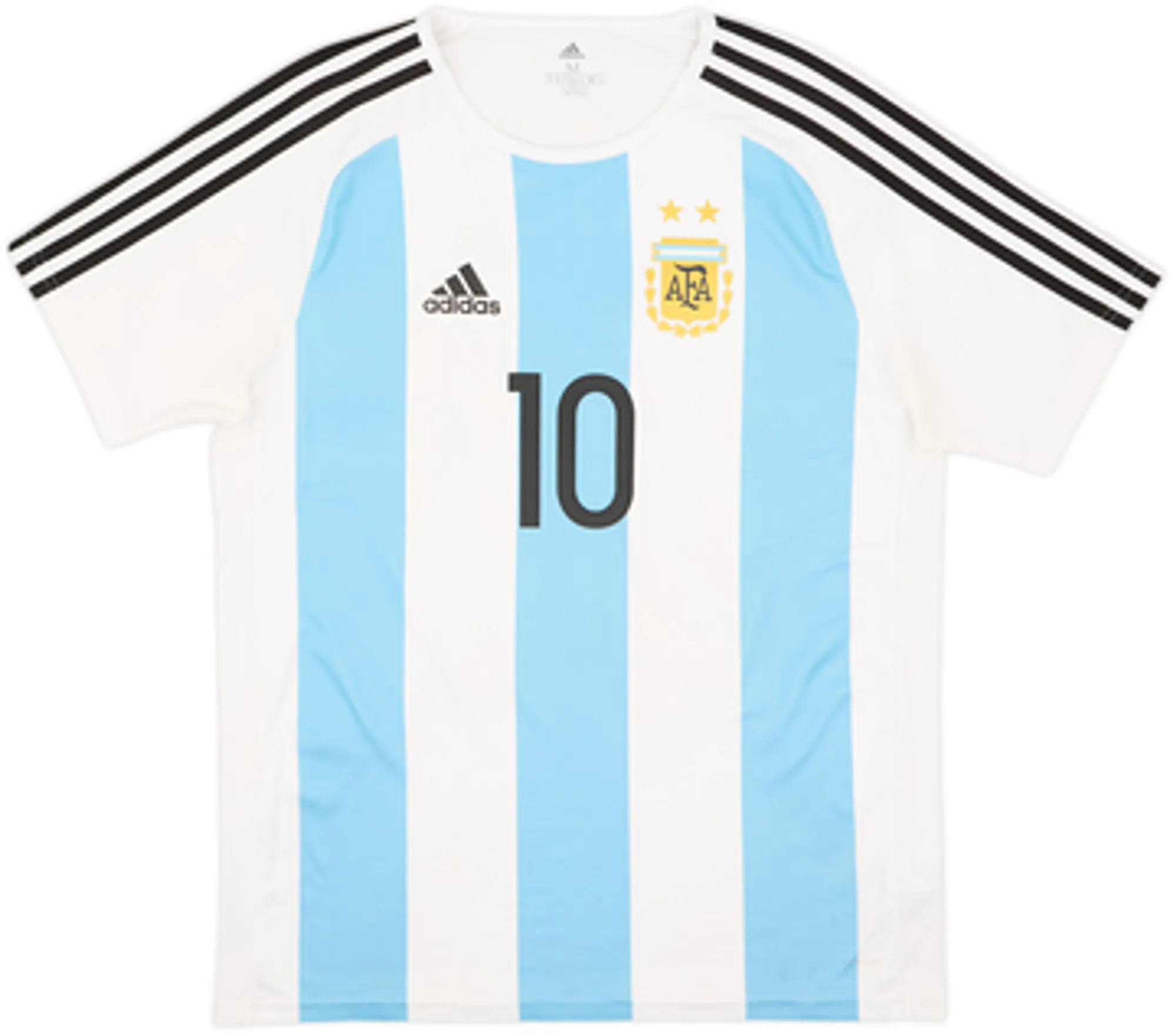 2016-17 Argentina Basic Home Shirt Messi #10 - 8/10 - (M)