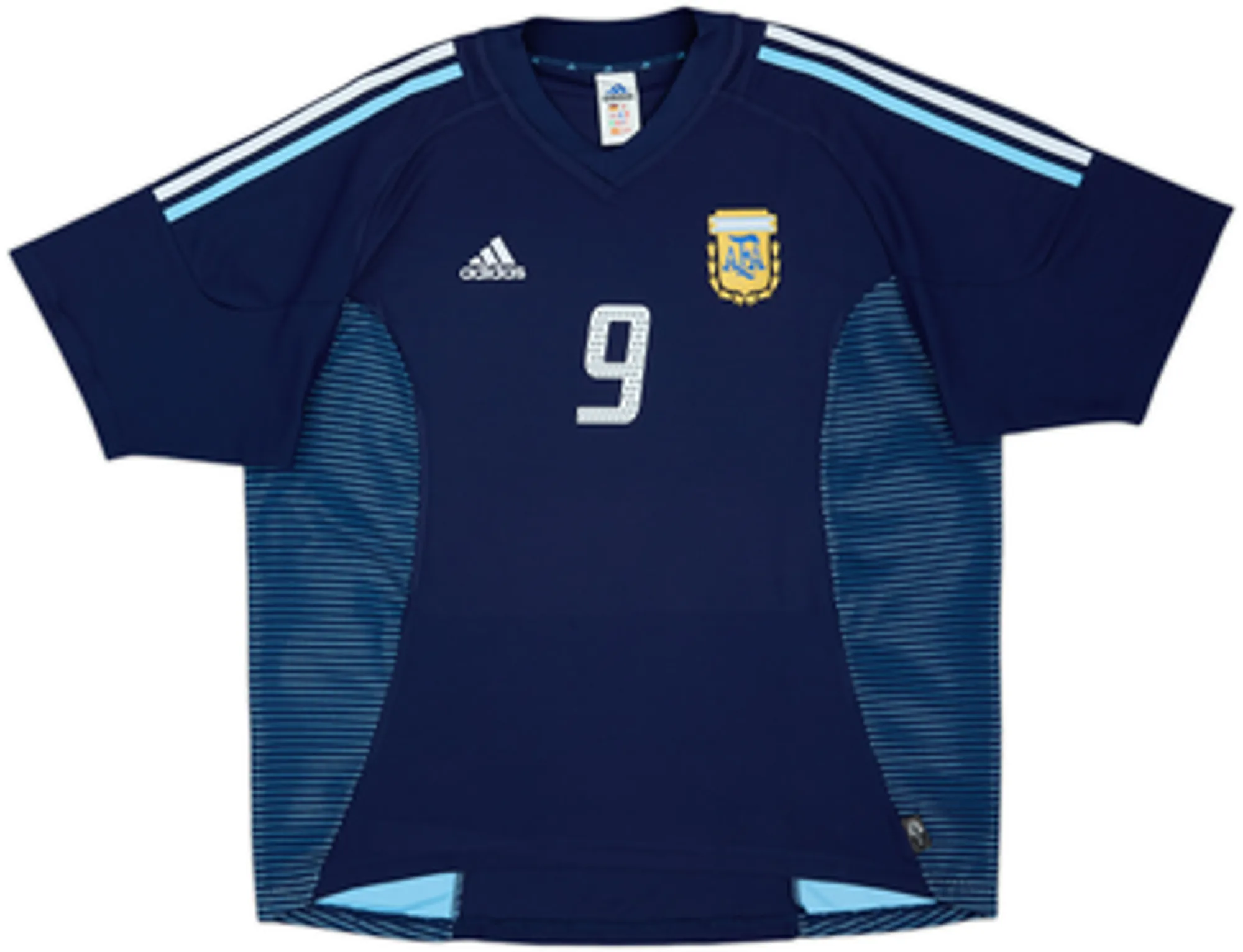 2002-04 Argentina Away Shirt Zanetti #8 - 8/10 - (M)