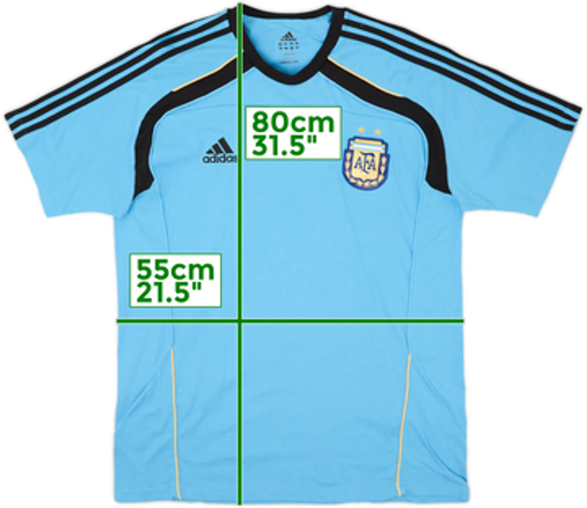 2010-11 Argentina adidas Cotton Tee - 8/10 - (XL)