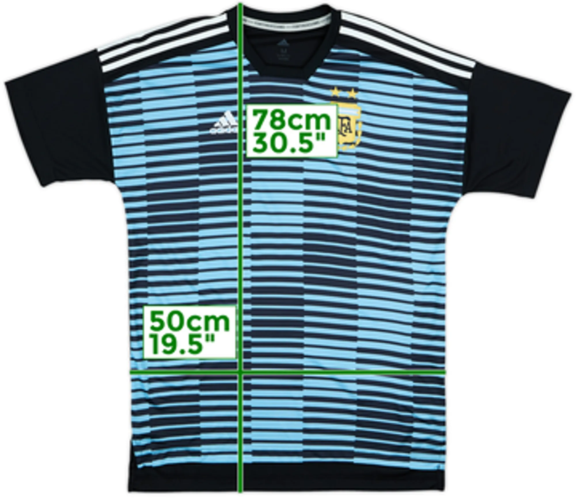 2018-19 Argentina adidas Training Shirt - 8/10 - (M)
