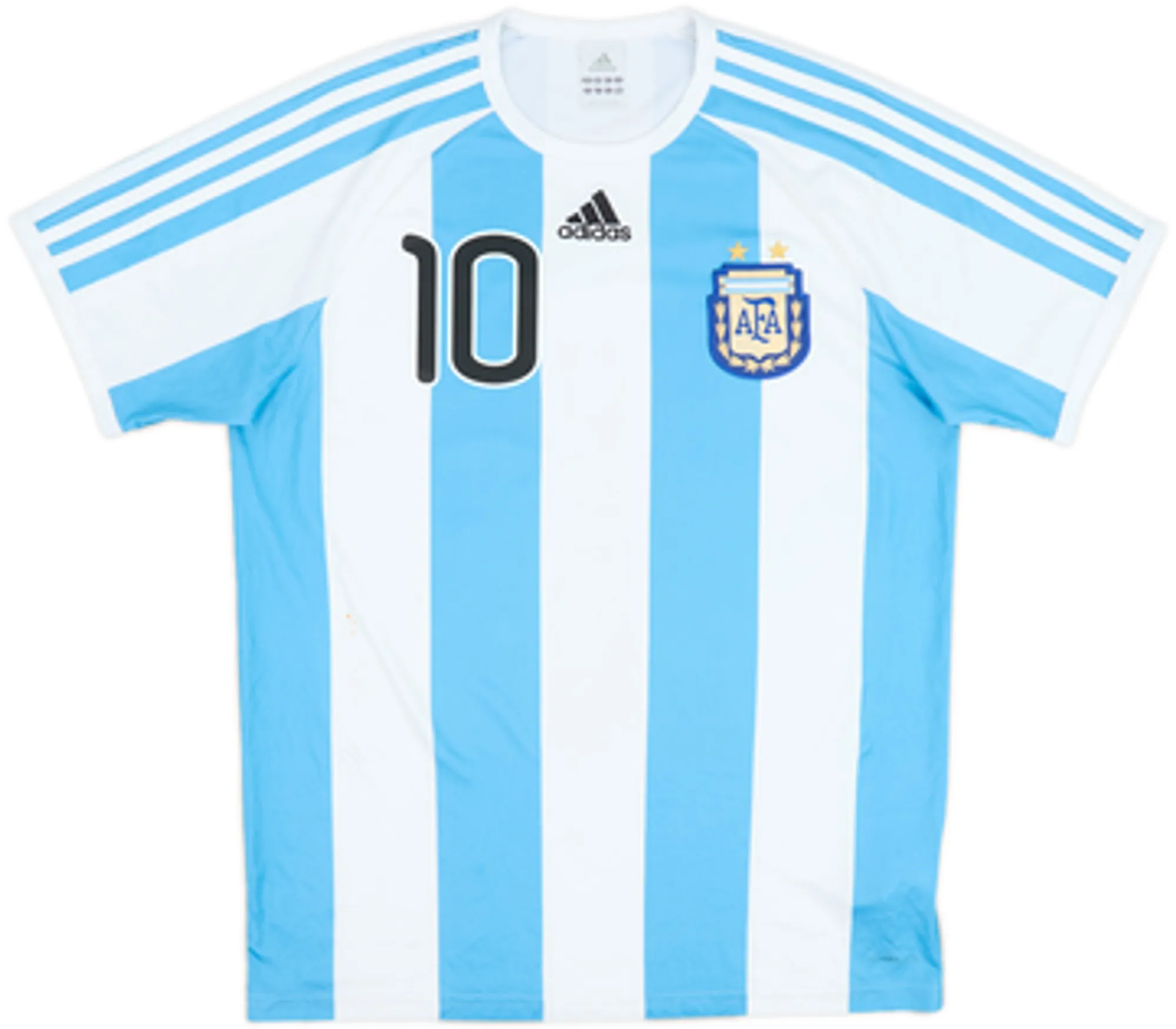 2010-11 Argentina Basic Home Shirt Messi #10 - 6/10 - (M)