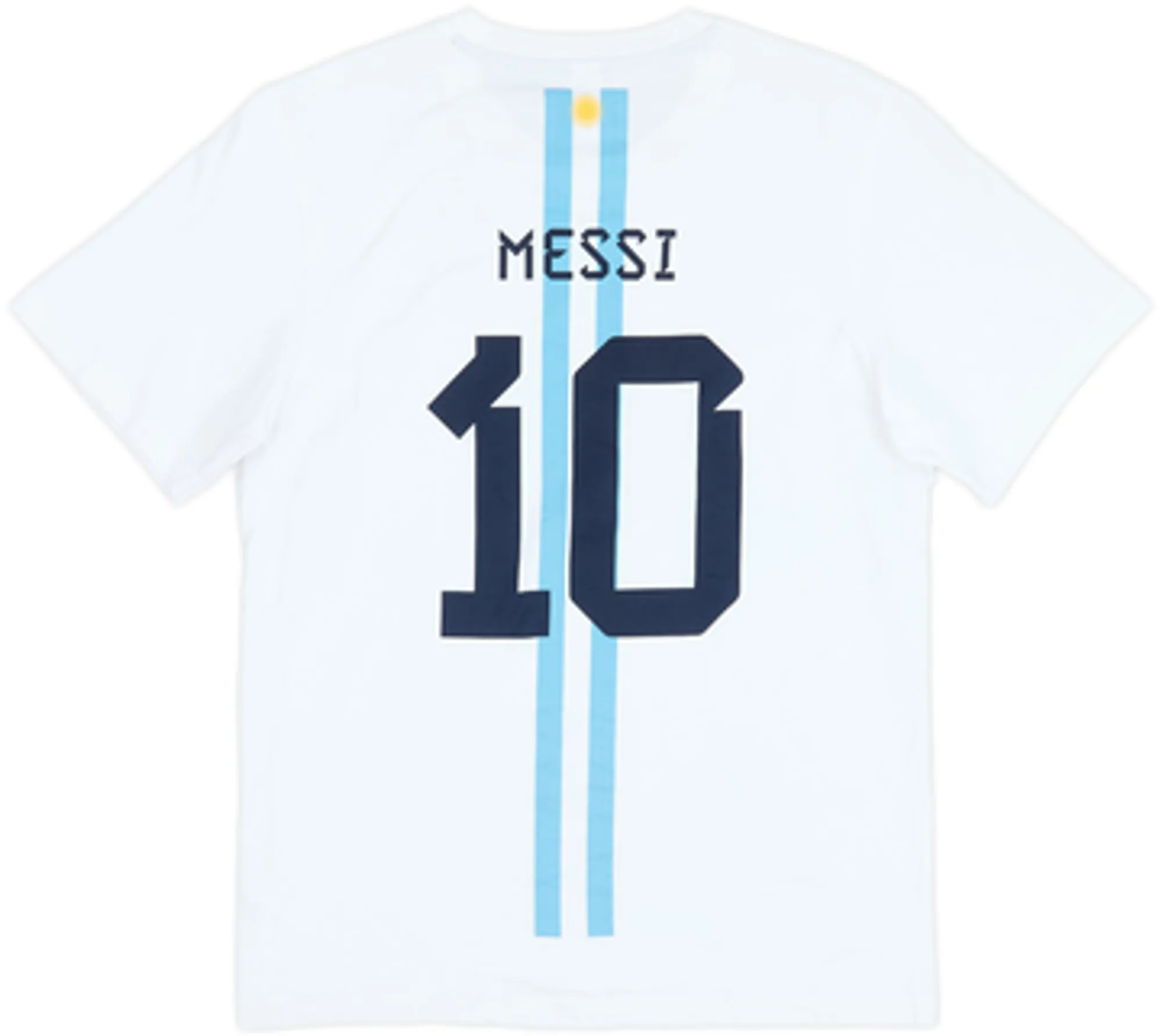 2022-23 Argentina adidas Cotton Tee Messi #10 - 9/10 - (S)