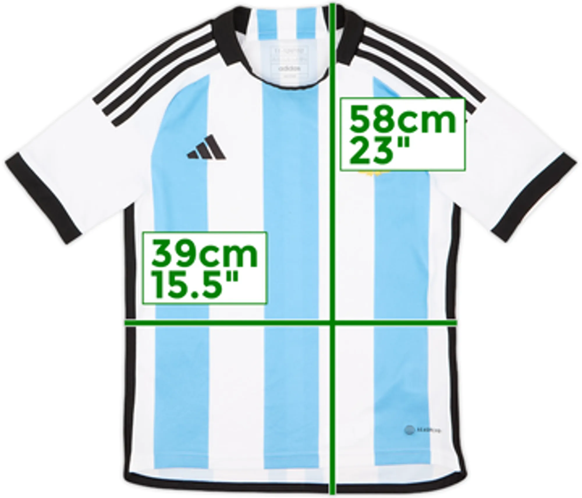2022-23 Argentina Home Shirt - 8/10 - (M.Boys)