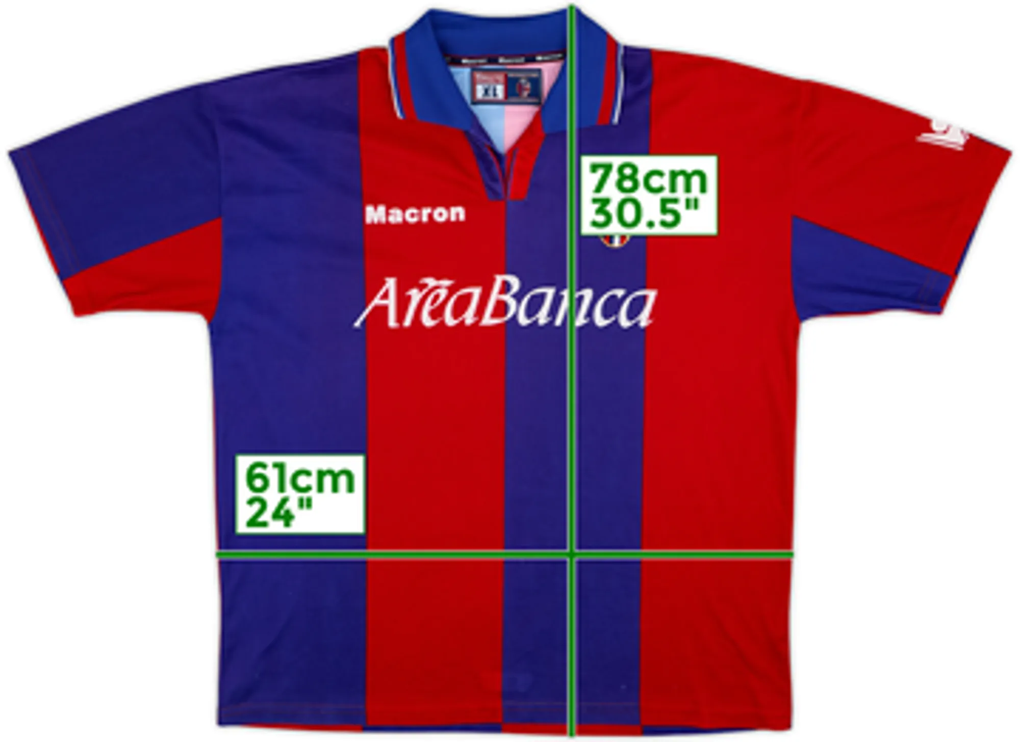 2001-02 Bologna Home Shirt - 8/10 - (XL)