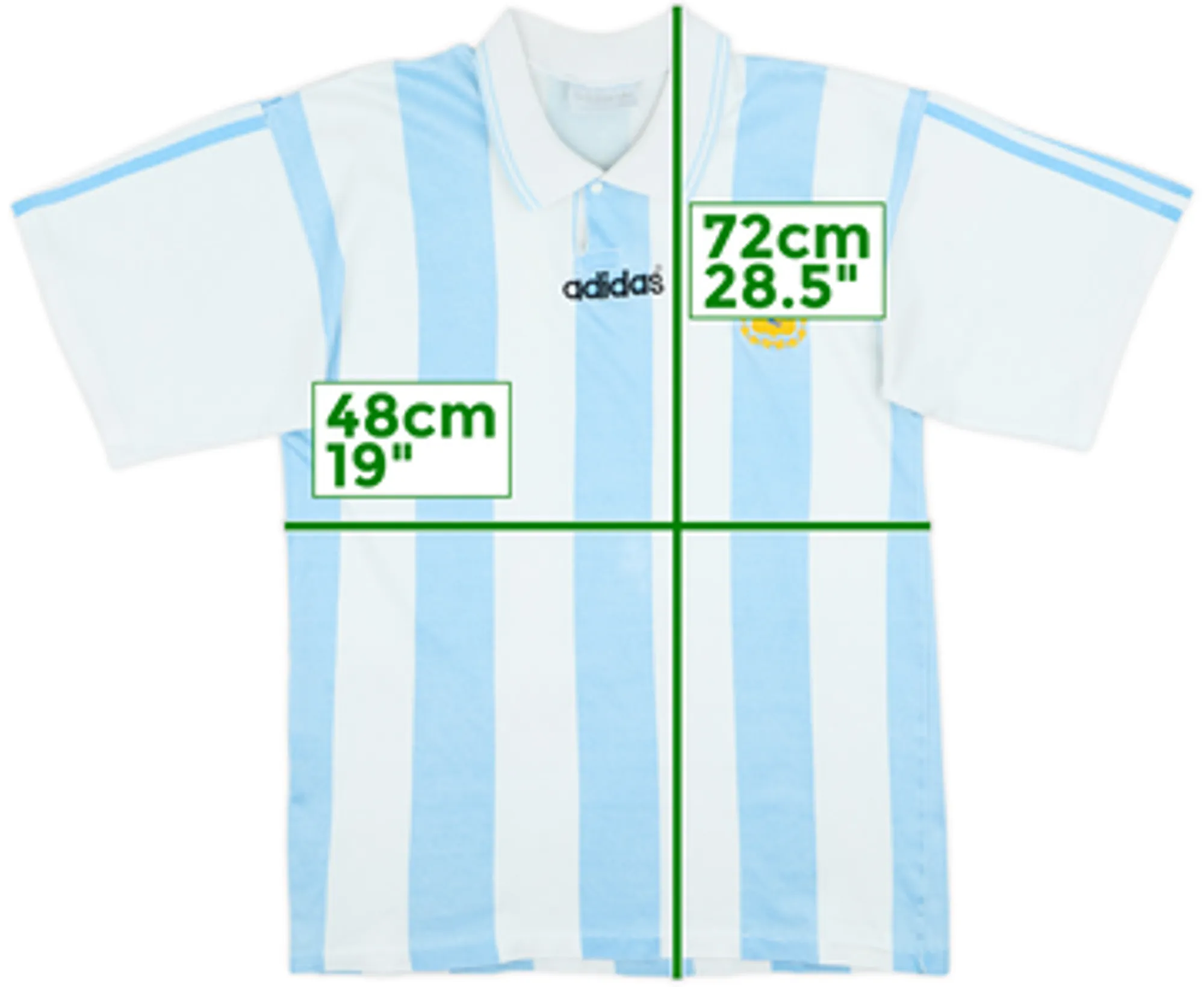 1994 Argentina Home Shirt - 4/10 - (XS)