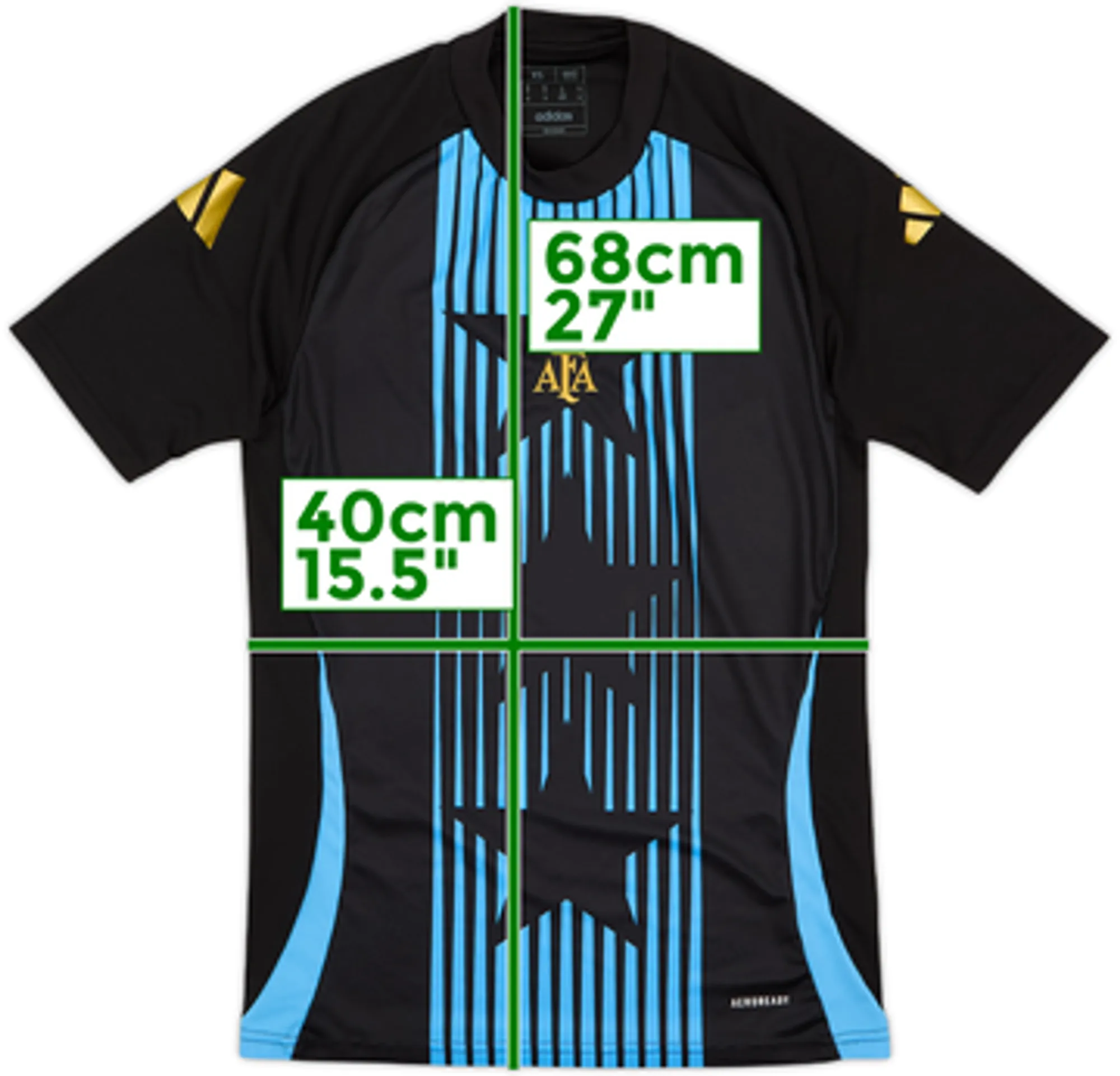 2024-25 Argentina adidas Pre-Match Training Shirt - 9/10 - (XS)