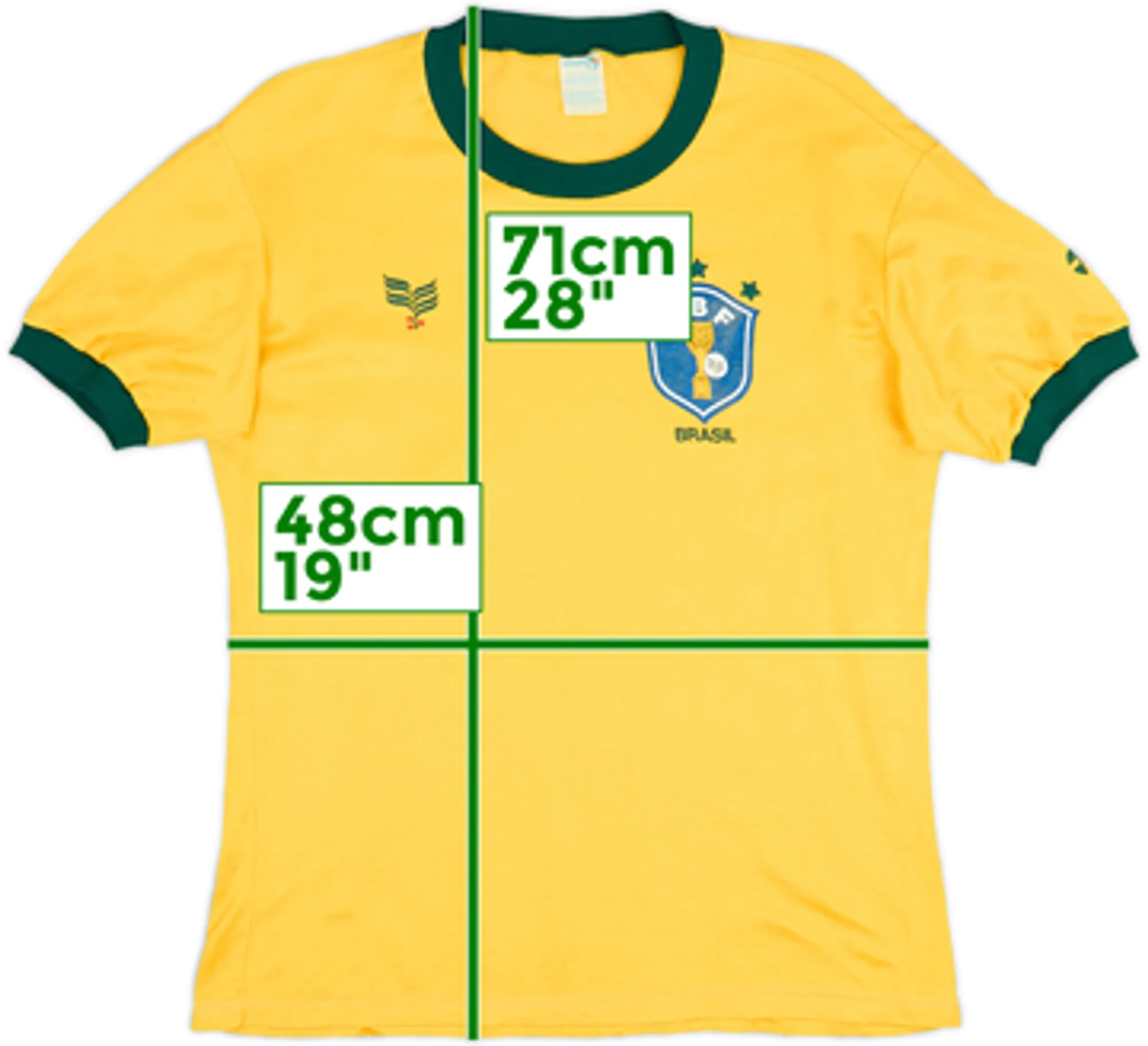 1982-85 Brazil Home Shirt - 7/10 - (M)