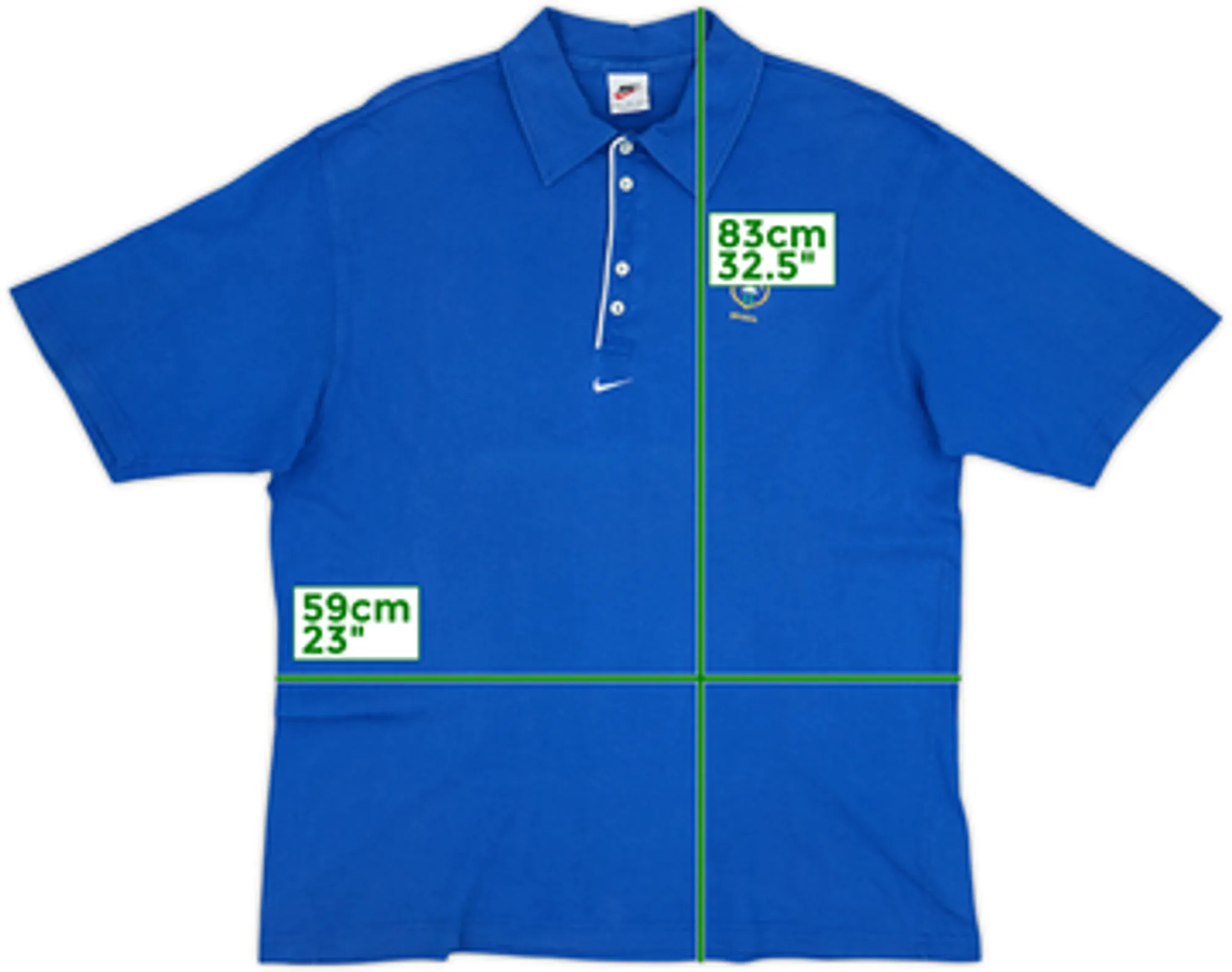 2000-02 Brazil Nike Polo Shirt - 9/10 - (L)