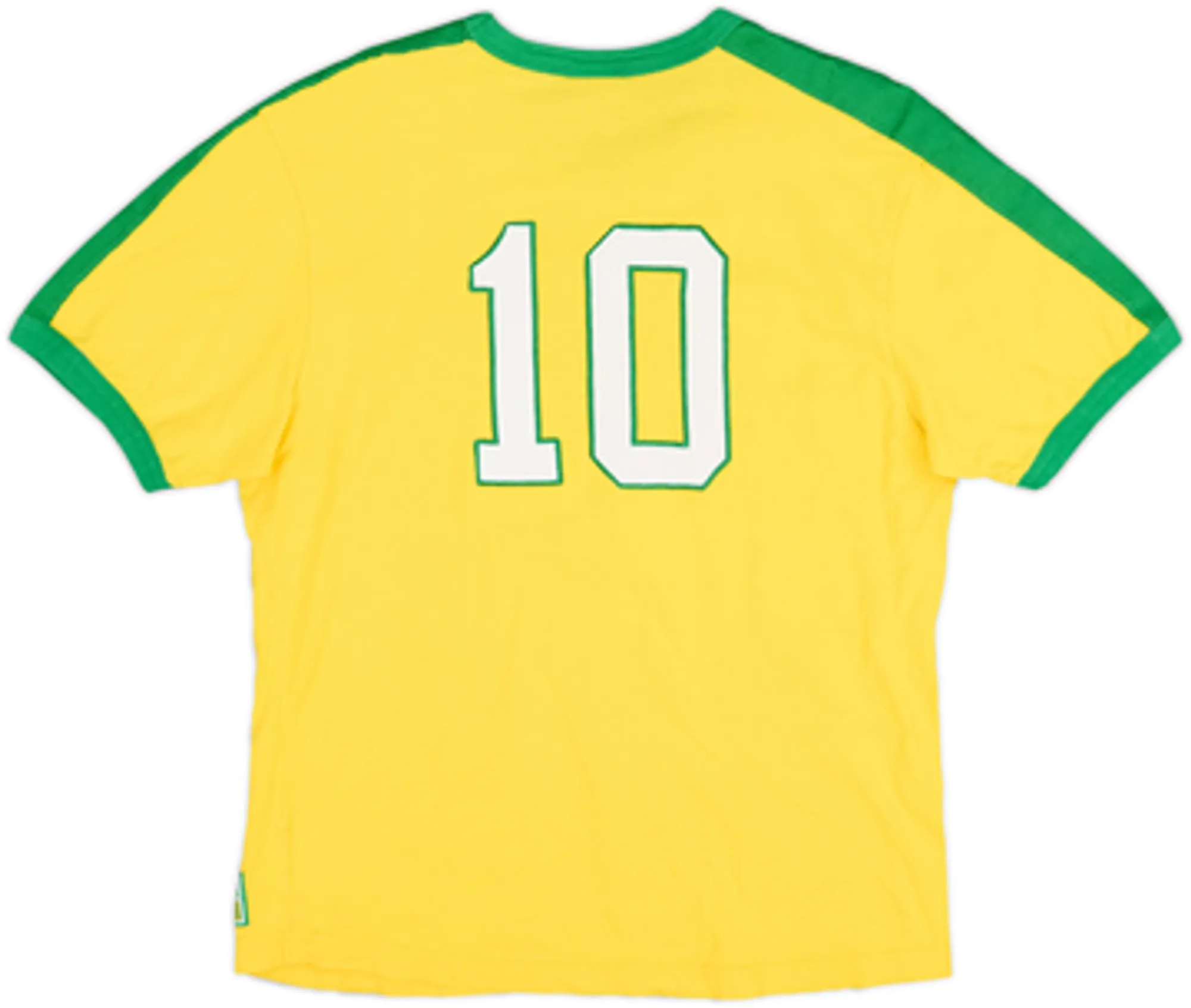 2002-04 Brazil Nike Cotton Tee #10 - 8/10 - (L)