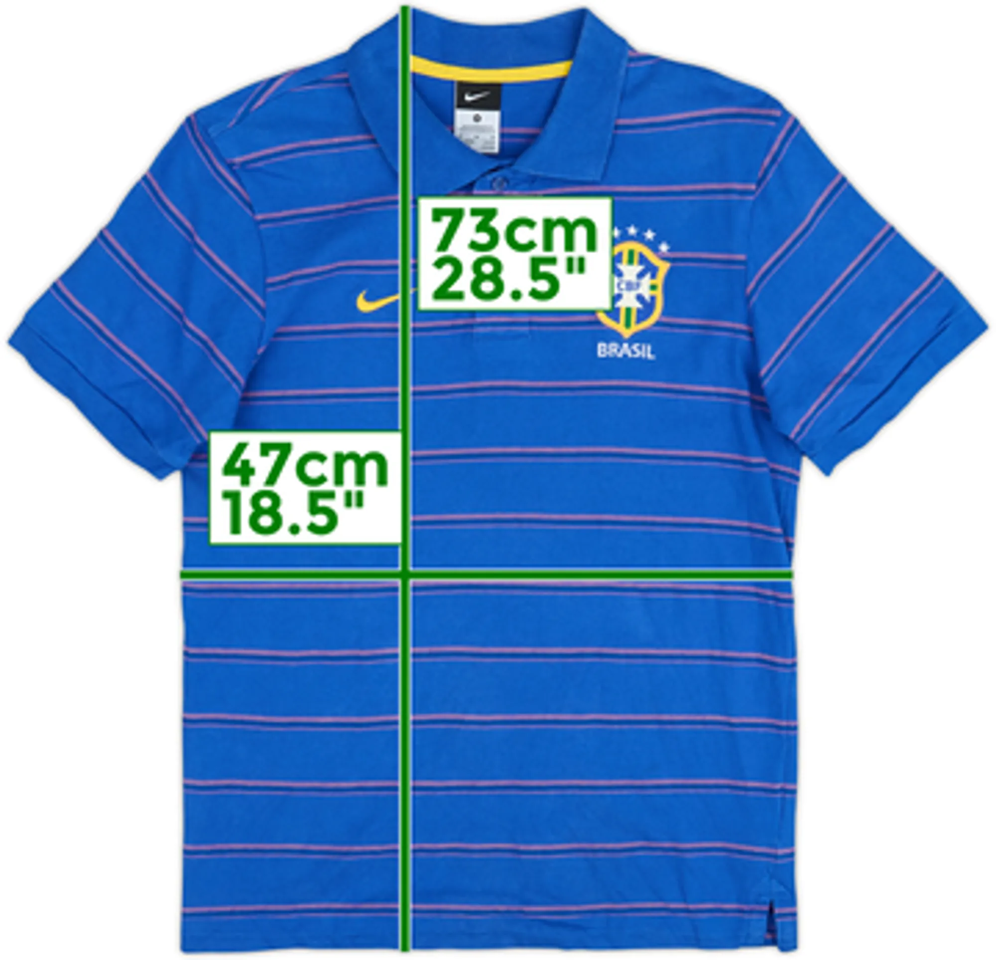 2010-12 Brazil Nike Polo Shirt - 8/10 - (M)