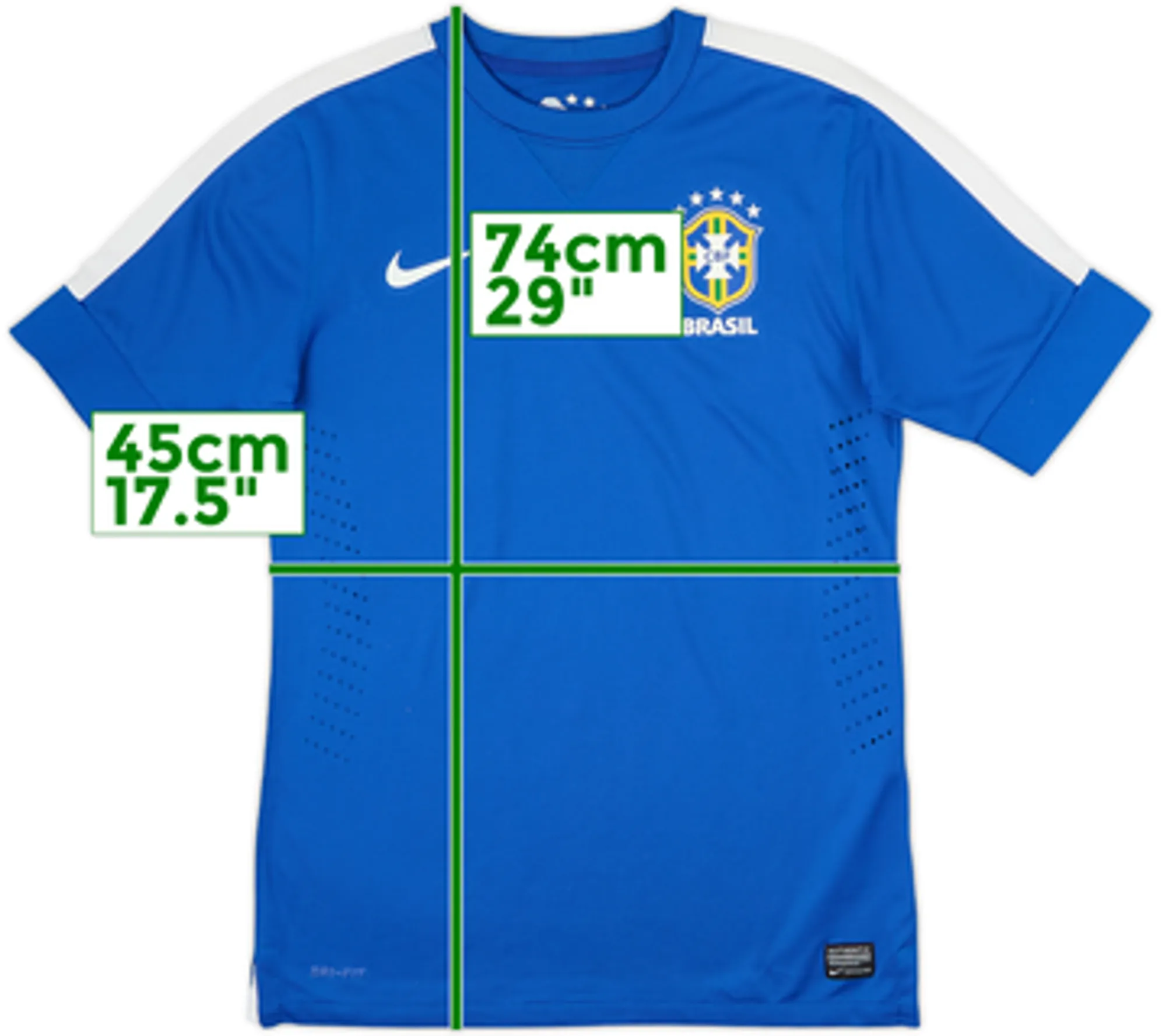 2013 Brazil Player Issue Away Shirt - 7/10 - (M)