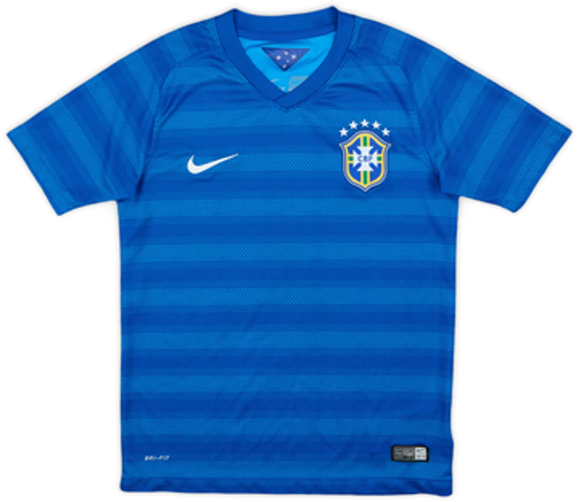 2014-15 Brazil Away Shirt - 10/10 - (M.Boys)