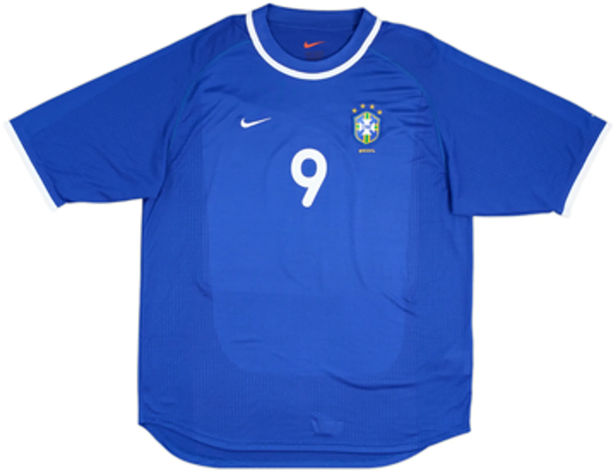 2000-02 Brazil Away Shirt Ronaldo #9 - 9/10 - (S)