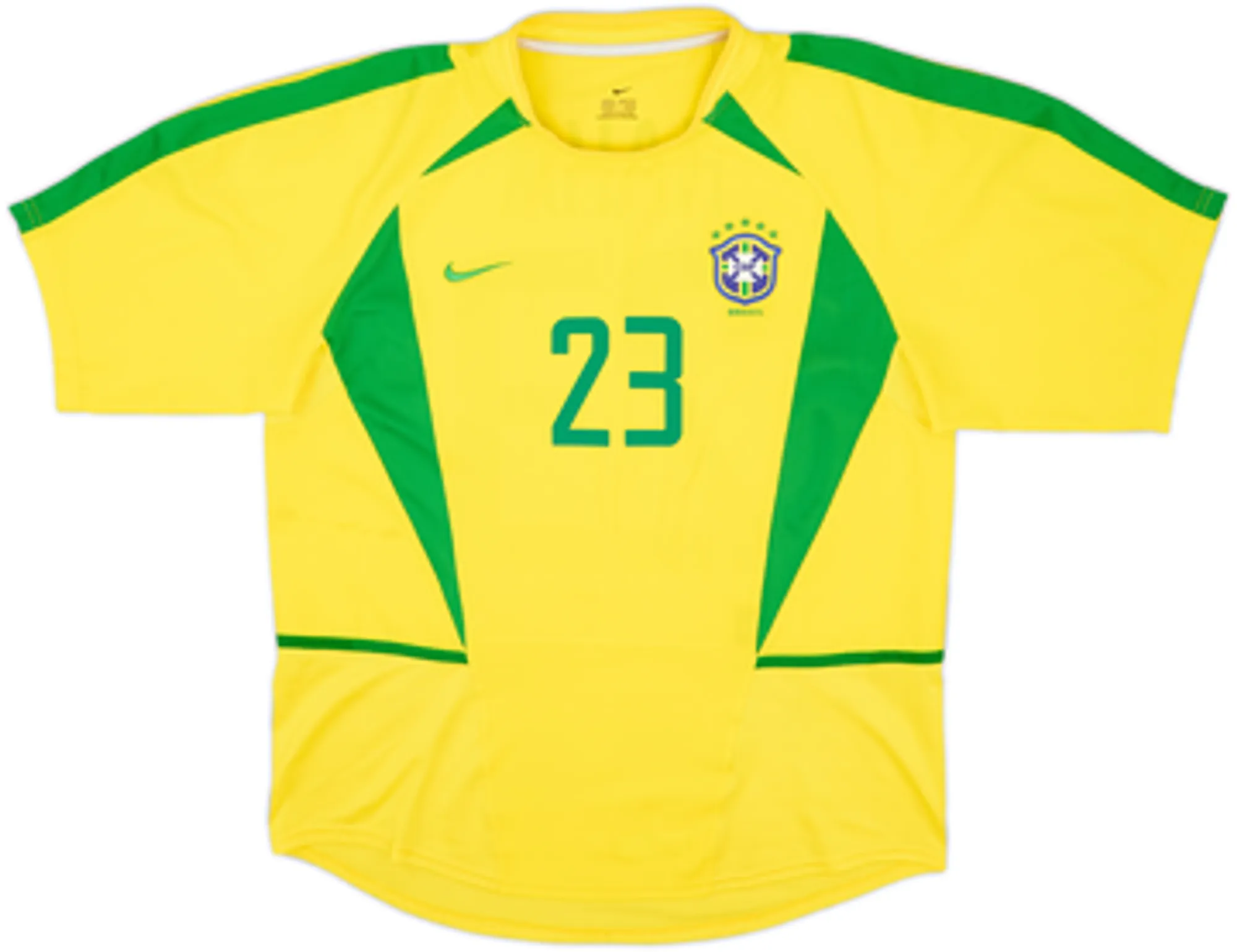2002-04 Brazil Home Shirt Kaka #23 - 8/10 - (M)