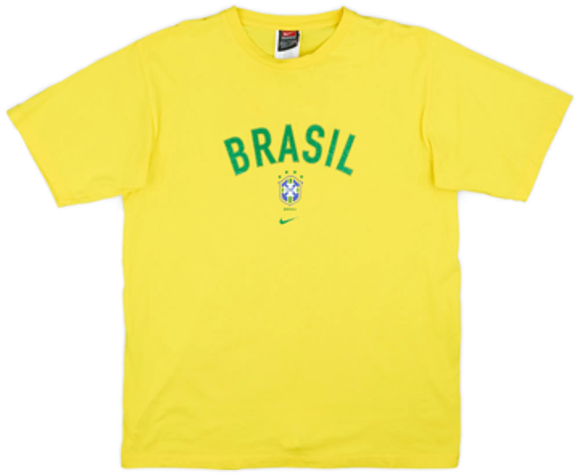 2002 Brazil Nike Tee R. Carlos #6 - 7/10 - (L)