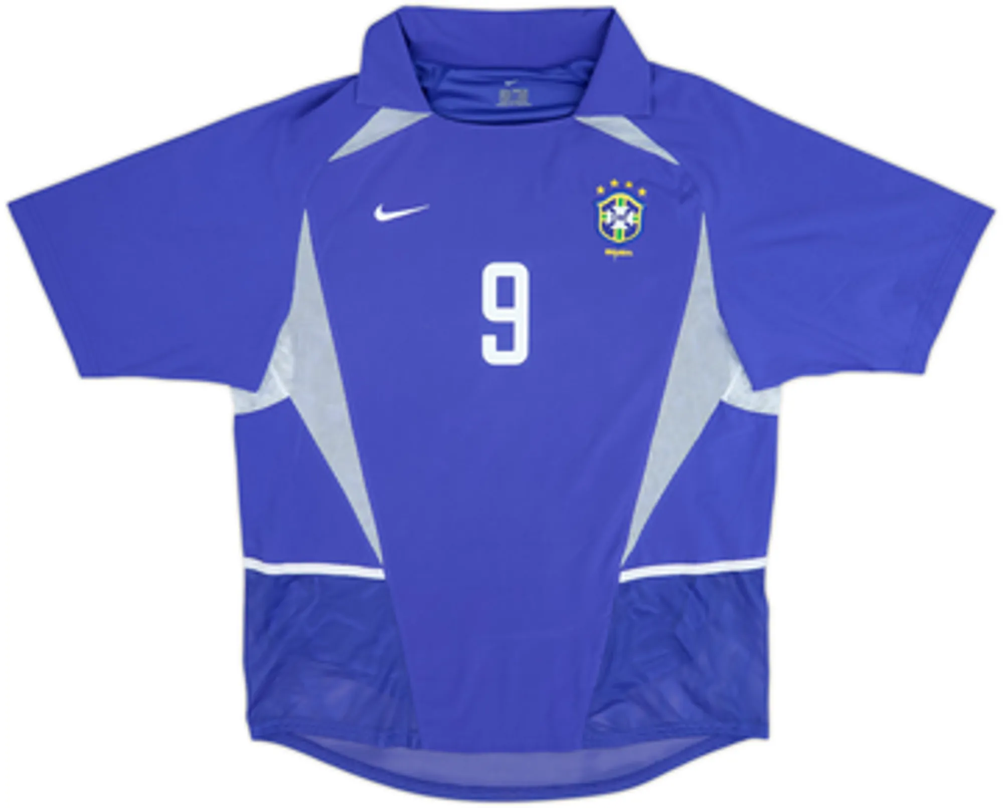 2002-04 Brazil Player Issue Away Shirt Ronaldo #9 - 10/10 - (M)