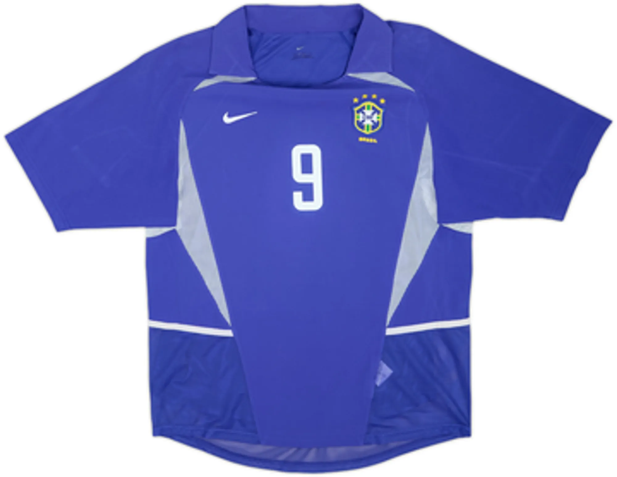 2002-04 Brazil Player Issue Away Shirt Ronaldo #9 - 8/10 - (S)