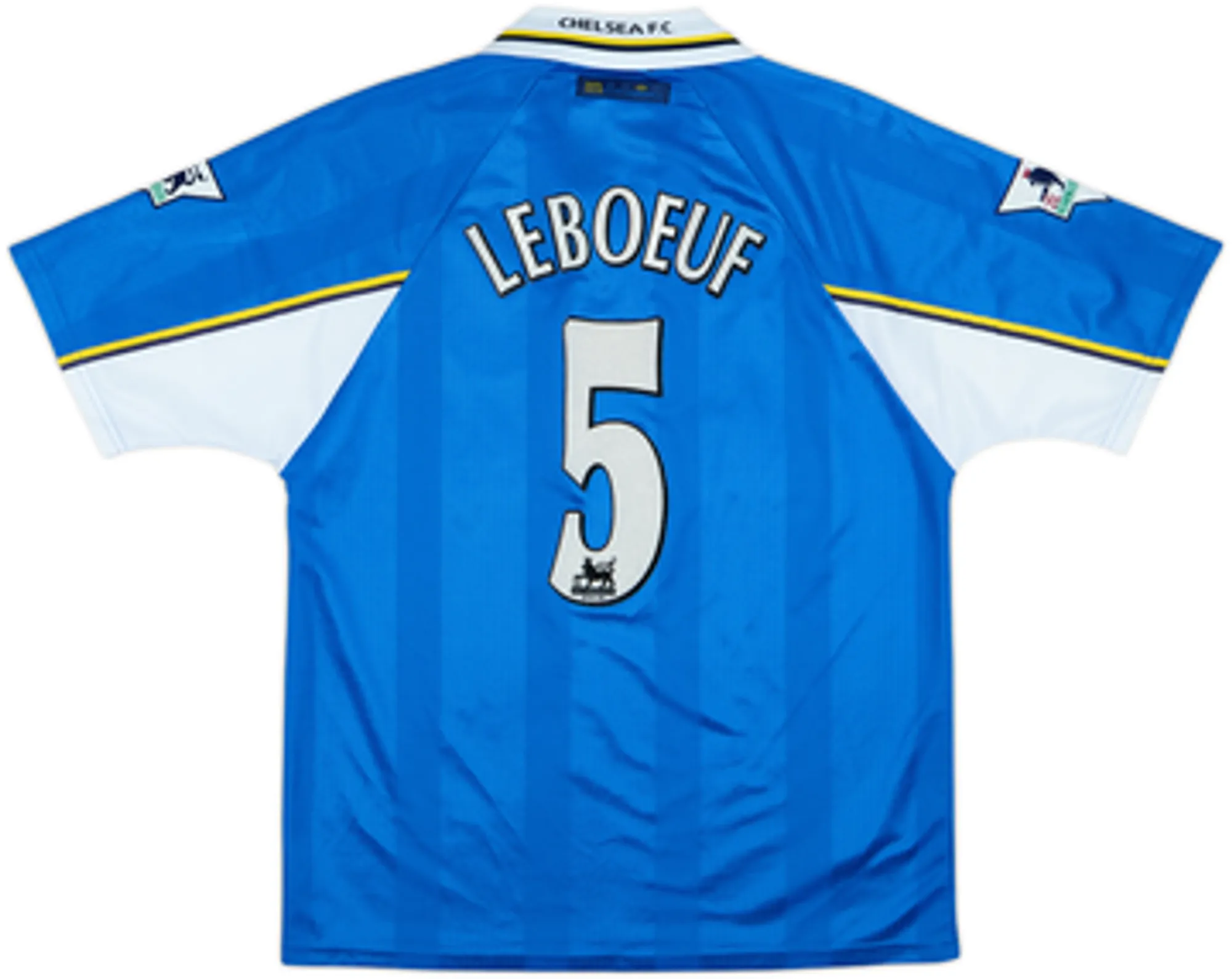 1997-99 Chelsea Home Shirt Leboeuf #5 - 8/10 - (L)