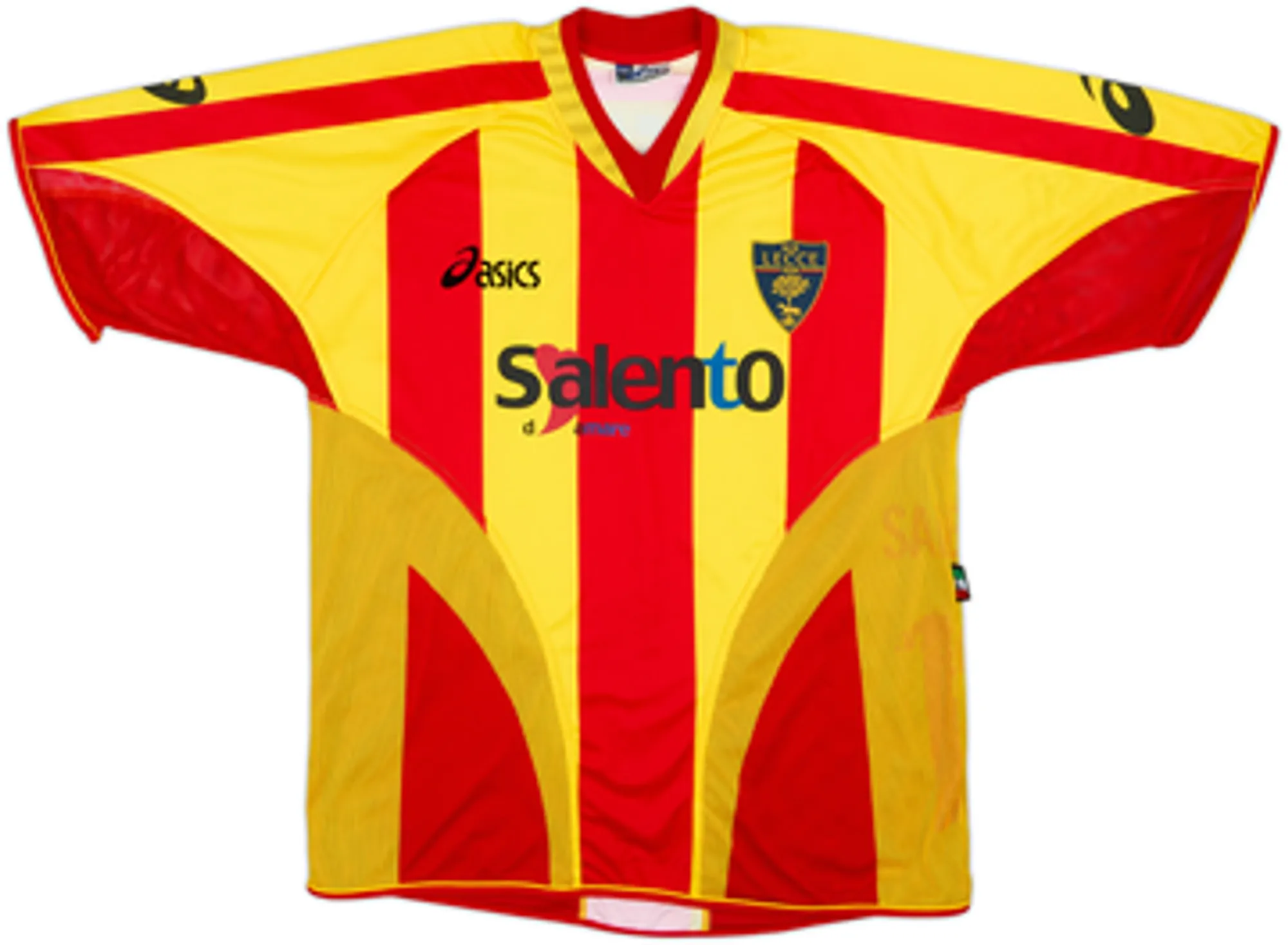2004-05 Lecce Signed Home Shirt Ledesma #24 - 7/10 - (L)