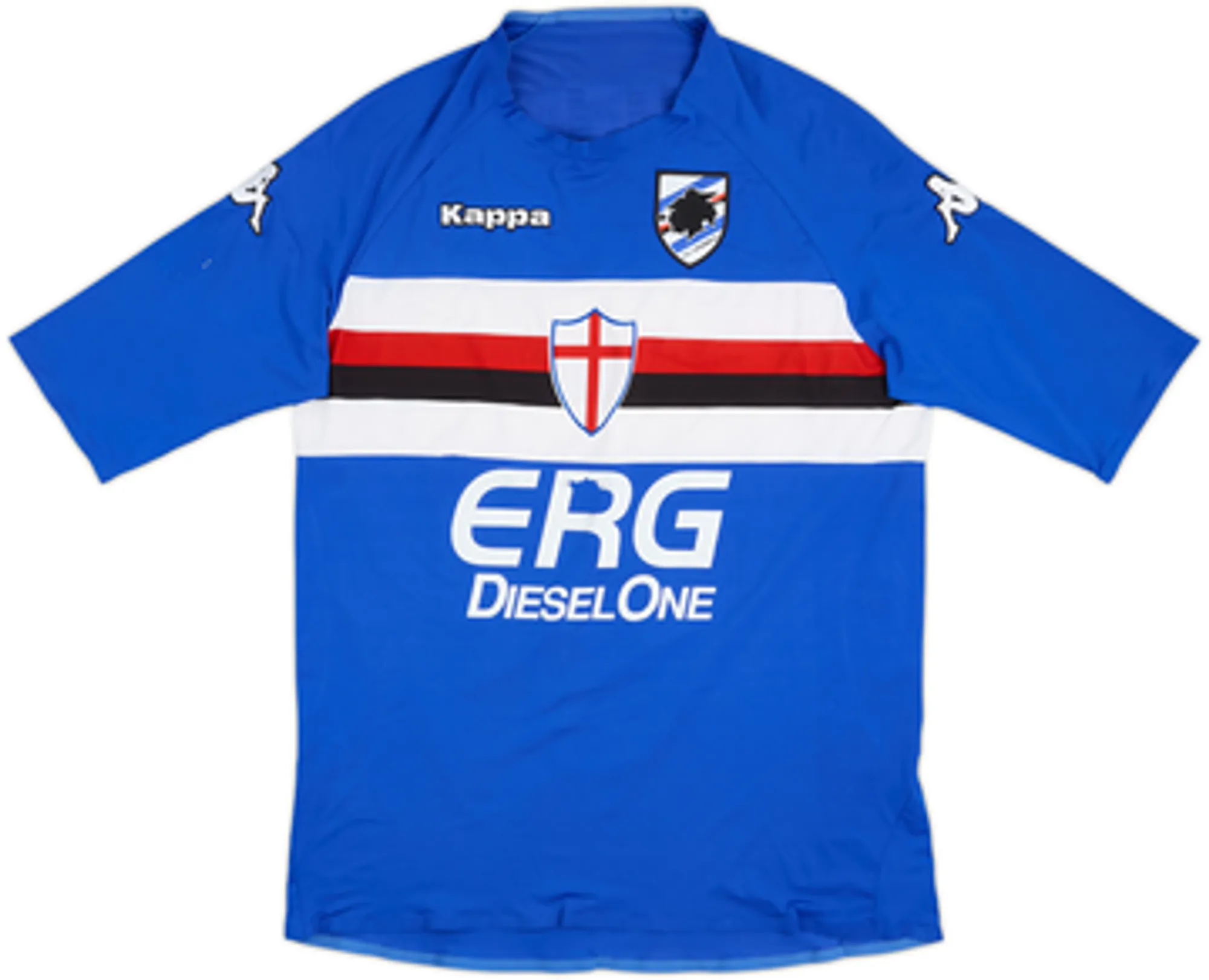 2006-07 Sampdoria Player Issue Home Shirt Pieri #46 - 5/10 - (XL)