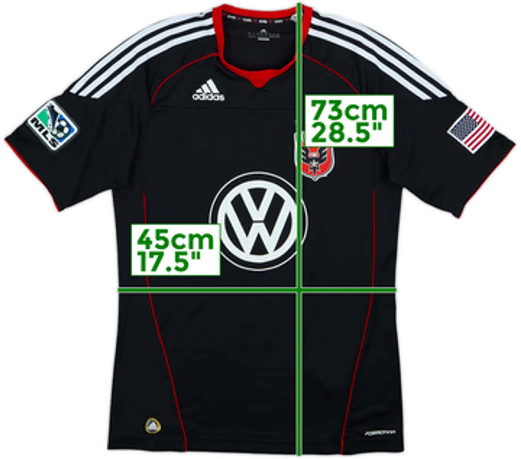 2010-11 DC United Authentic Home Shirt - 5/10 - (M)