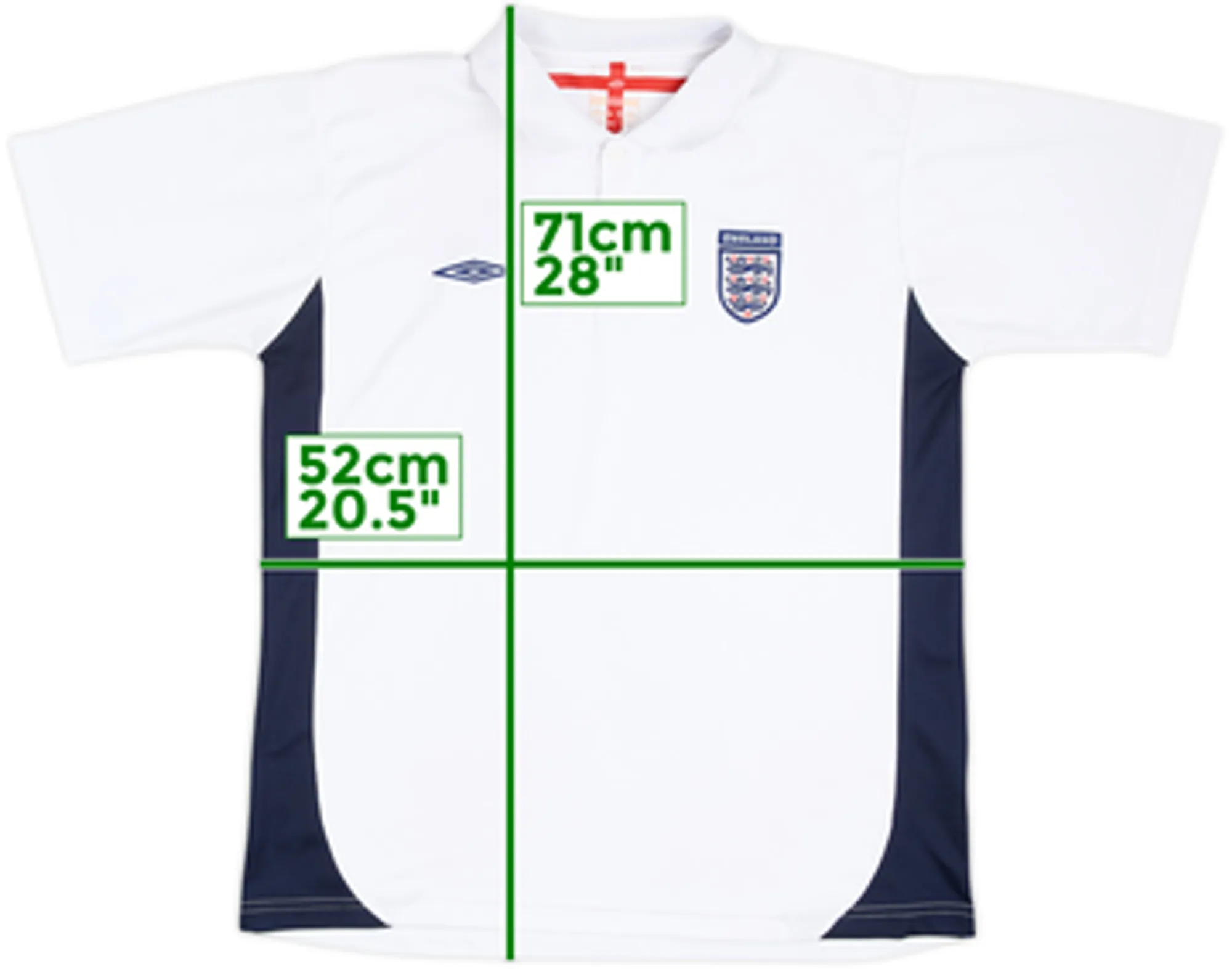 2007-09 England Umbro Polo Shirt - 8/10 - (M)