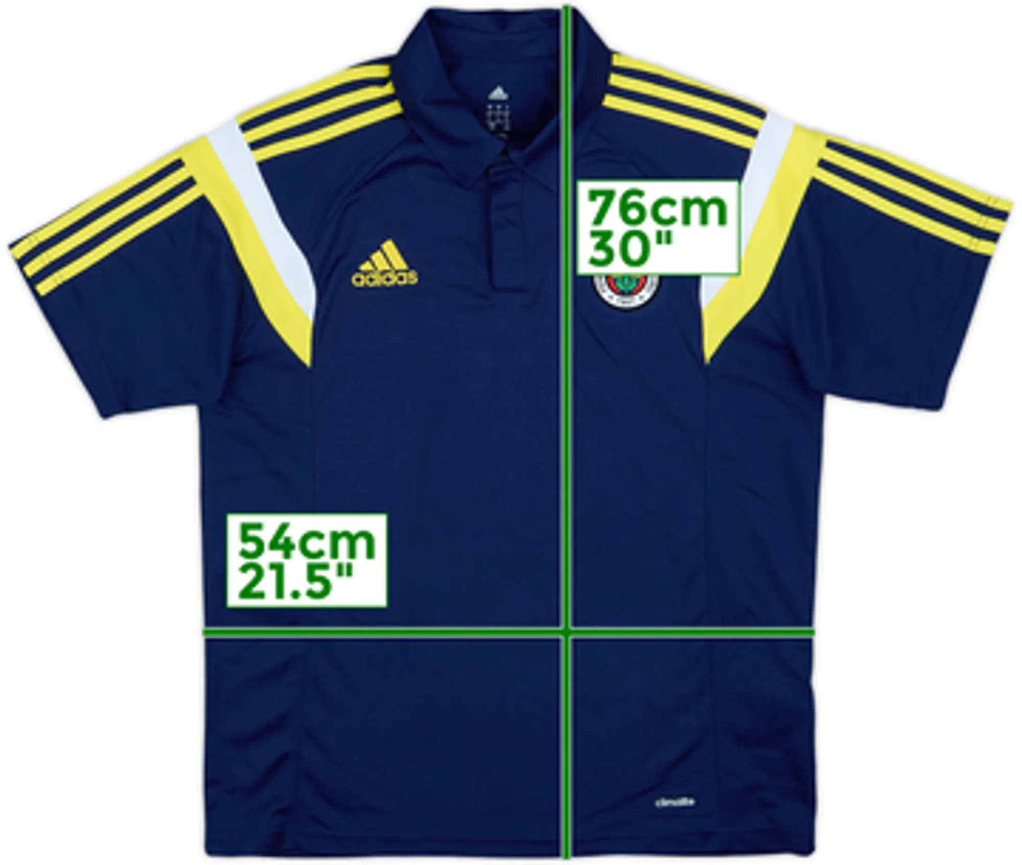 2014-15 Fenerbahce adidas Polo Shirt - 9/10 - (L)
