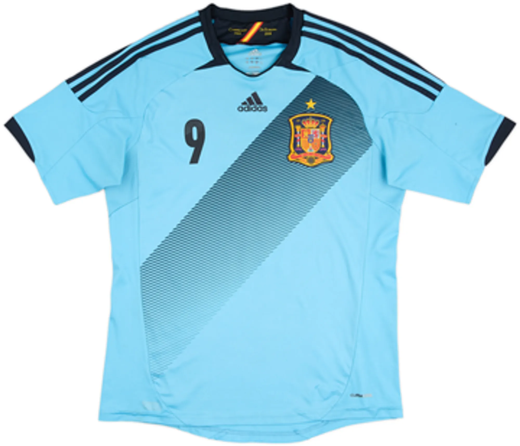 2012-14 Spain Away Shirt Torres #9 - 4/10 - (L)
