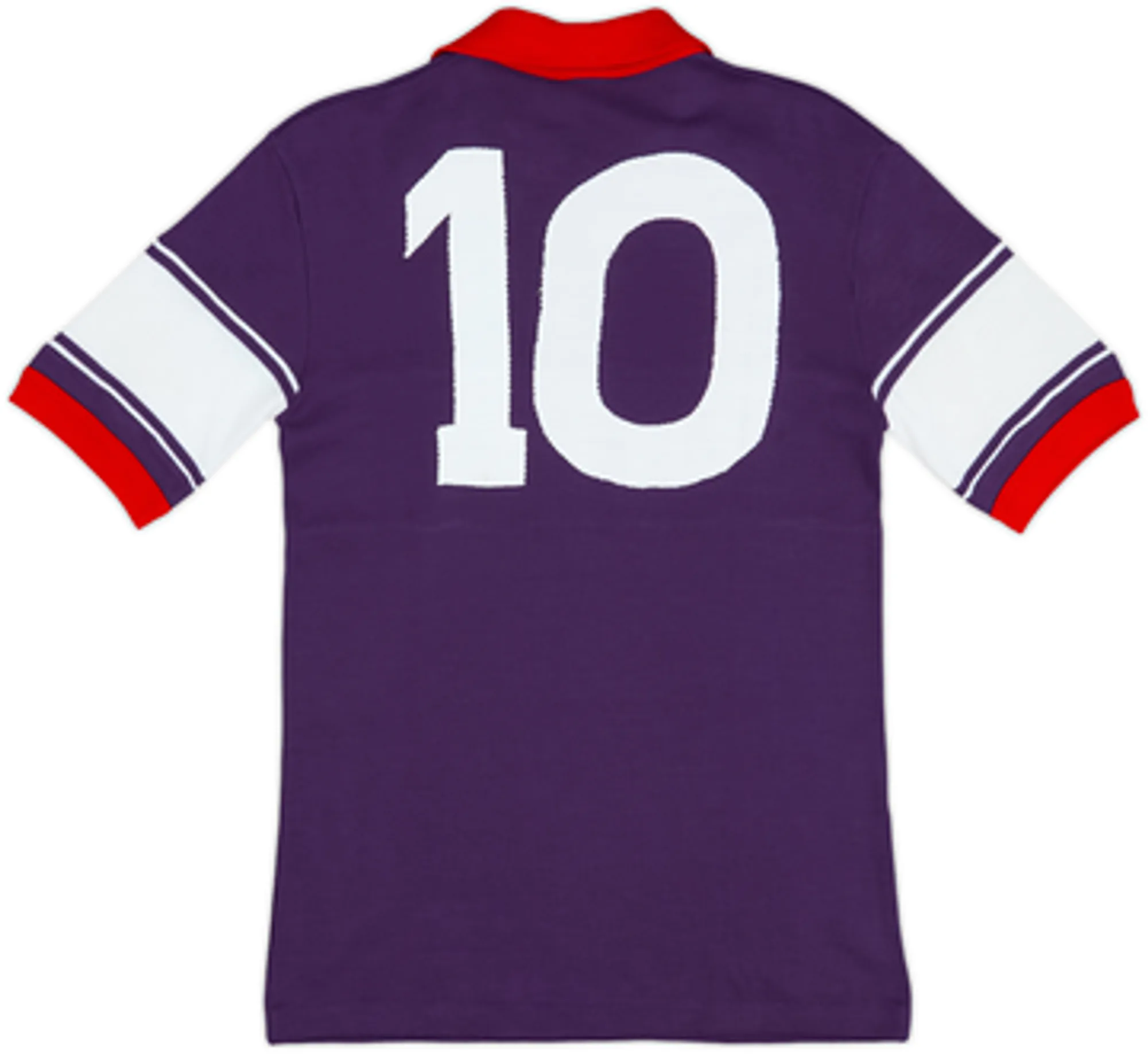 1983-85 Fiorentina Ennerre Reissue Home Shirt #10 - 9/10 - (S)