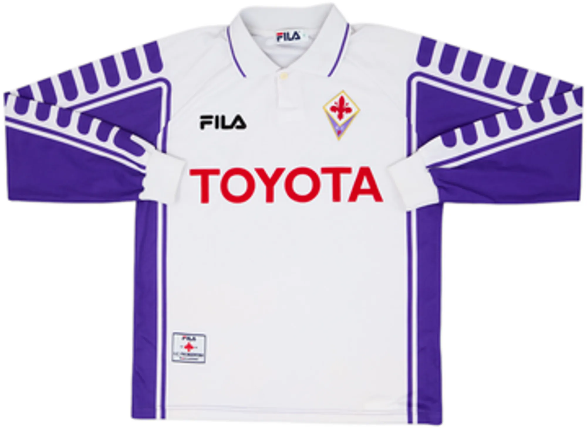 1999-00 Fiorentina Away L/S Shirt & Shorts - 8/10 - (S)