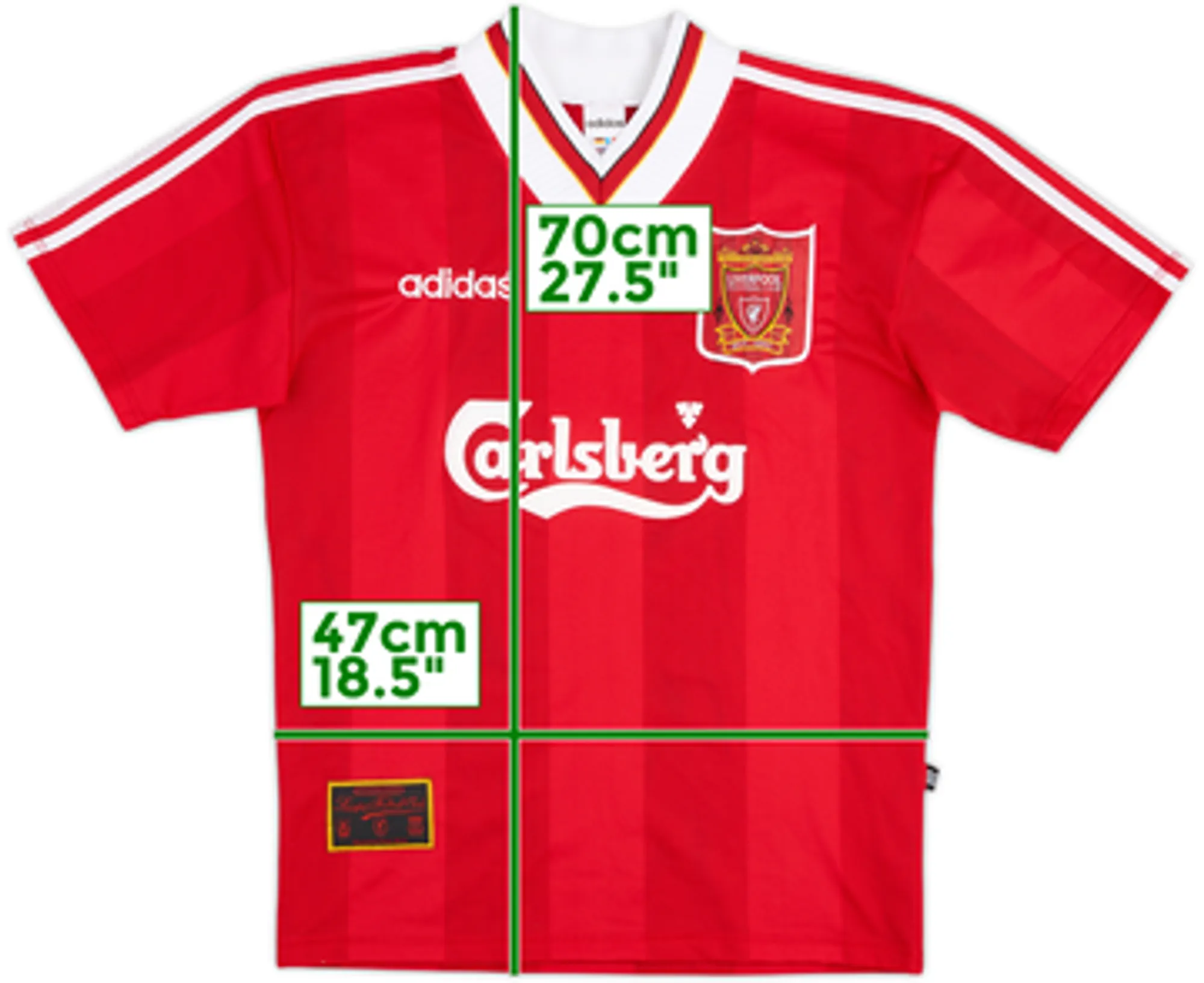 1995-96 Liverpool Home Shirt - 10/10 - (M)