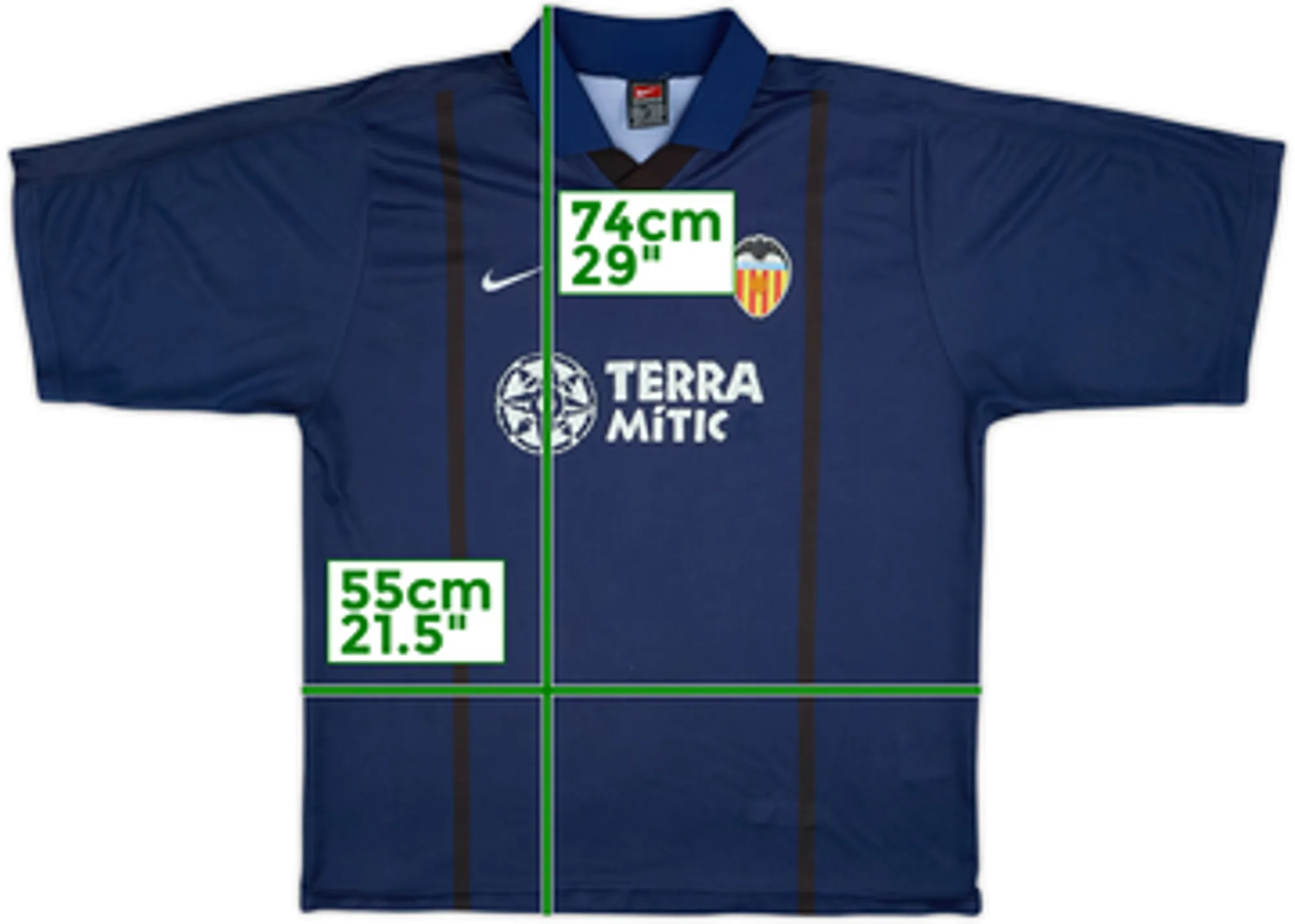 2000-01 Valencia Basic Away Shirt - 5/10 - (L)