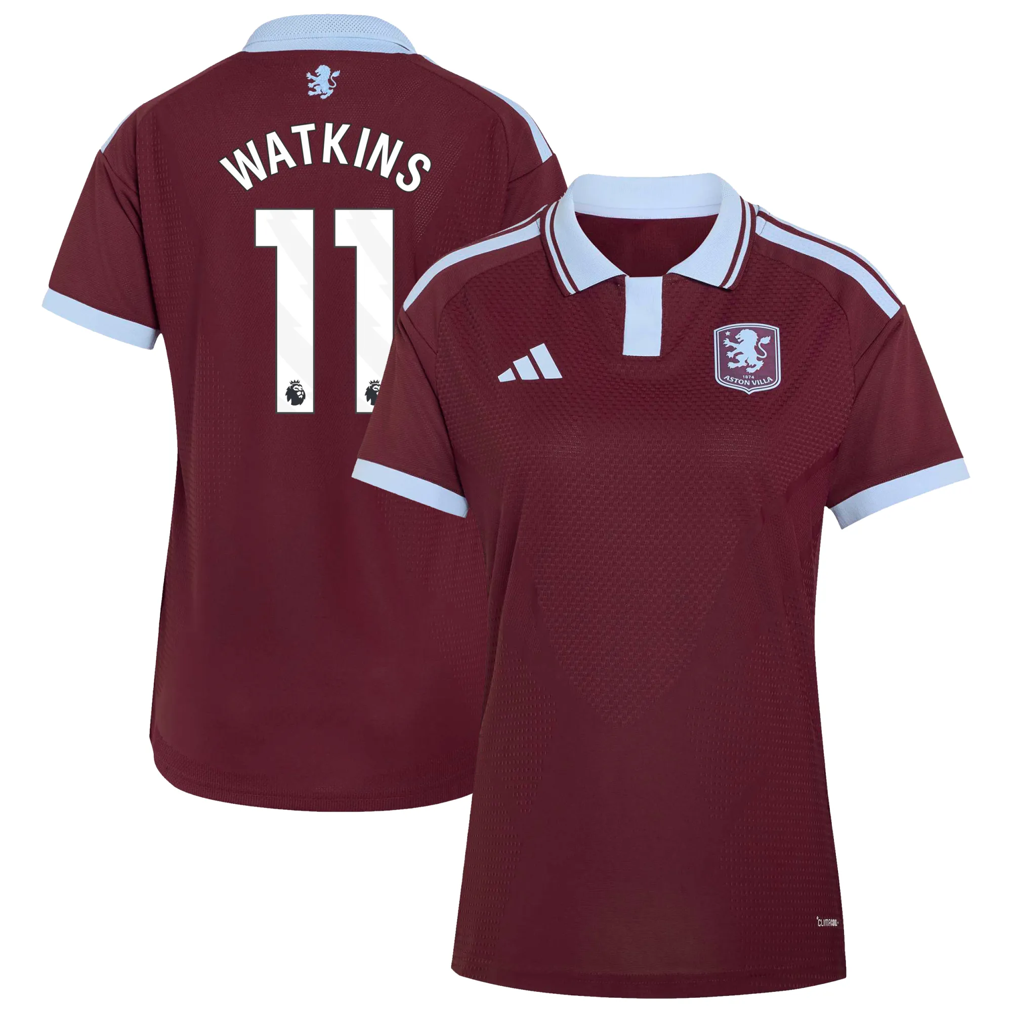 Aston Villa adidas Home Authentic Shirt 2026-27 - Womens