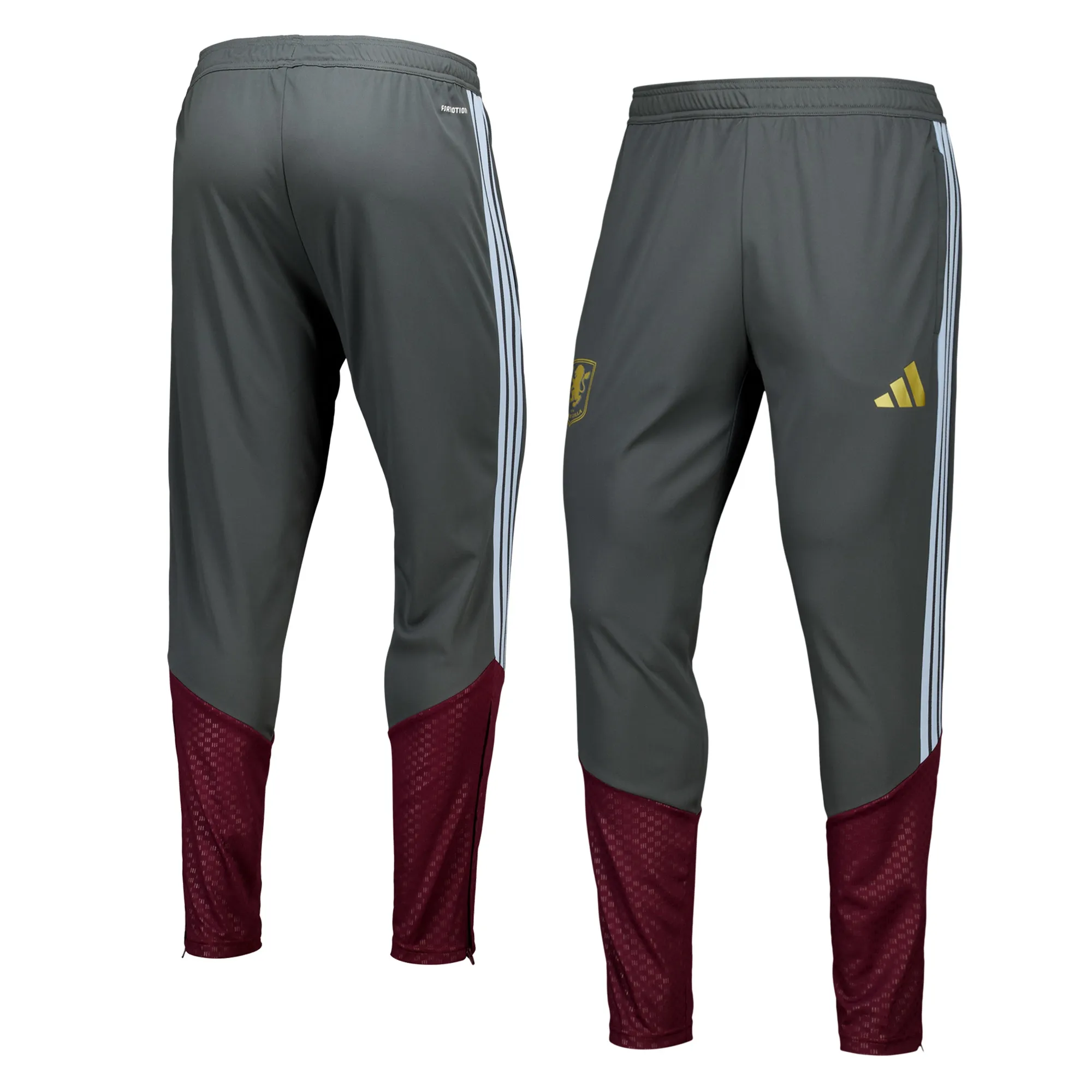 Aston Villa adidas Training Pants - Charcoal