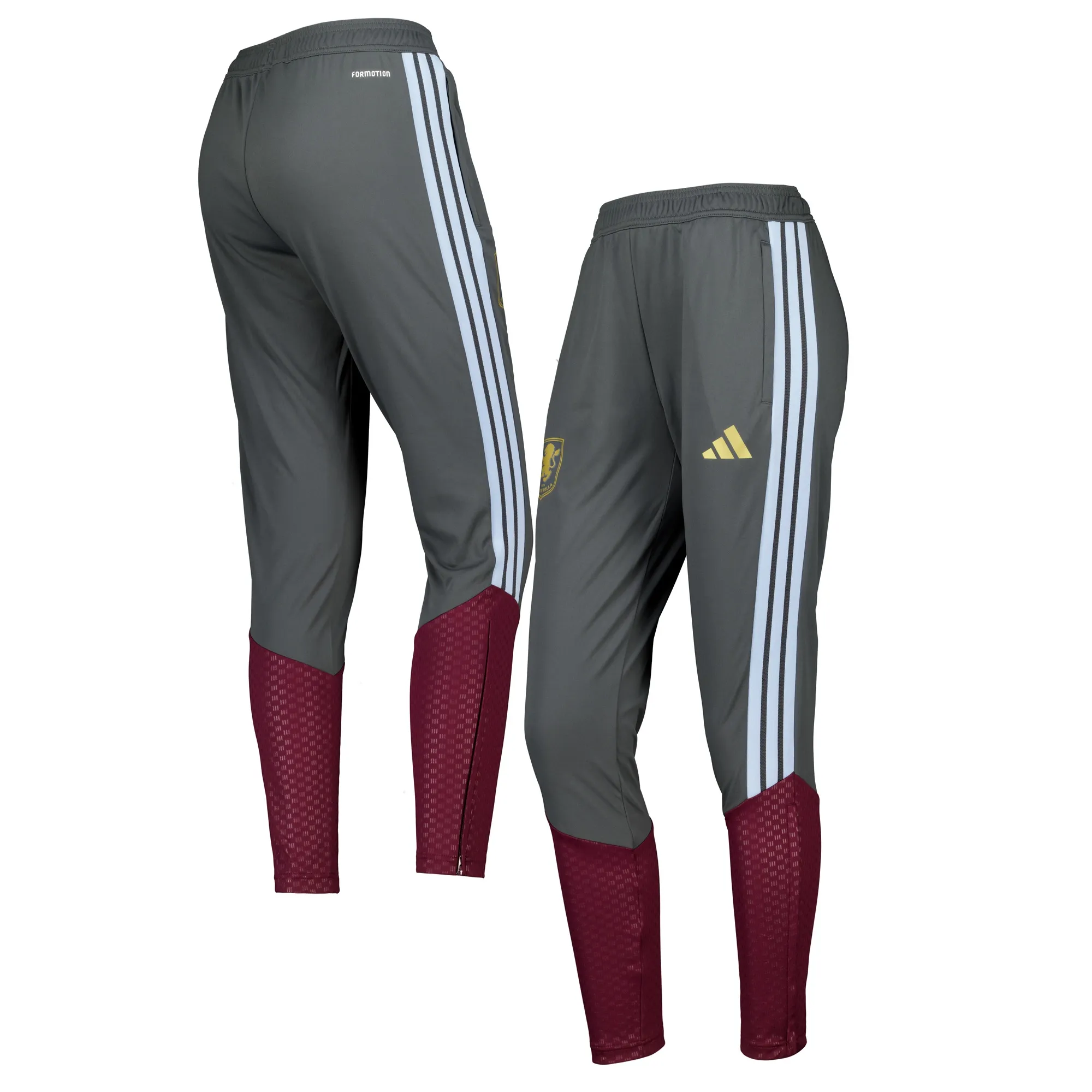 Aston Villa adidas Training Pants - Charcoal - Womens
