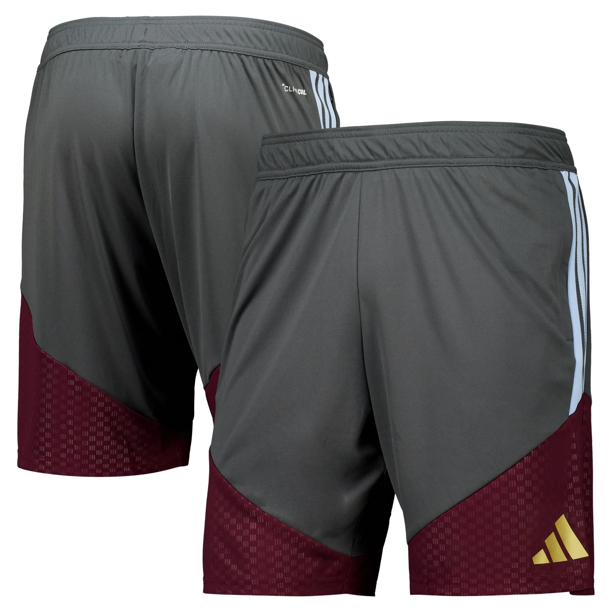 Aston Villa adidas Training Shorts - Charcoal