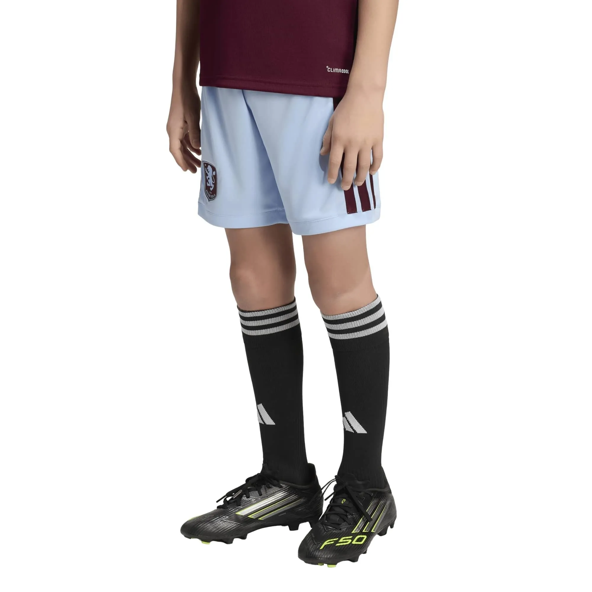 Aston Villa adidas Home Shorts 2026-27 - Kids