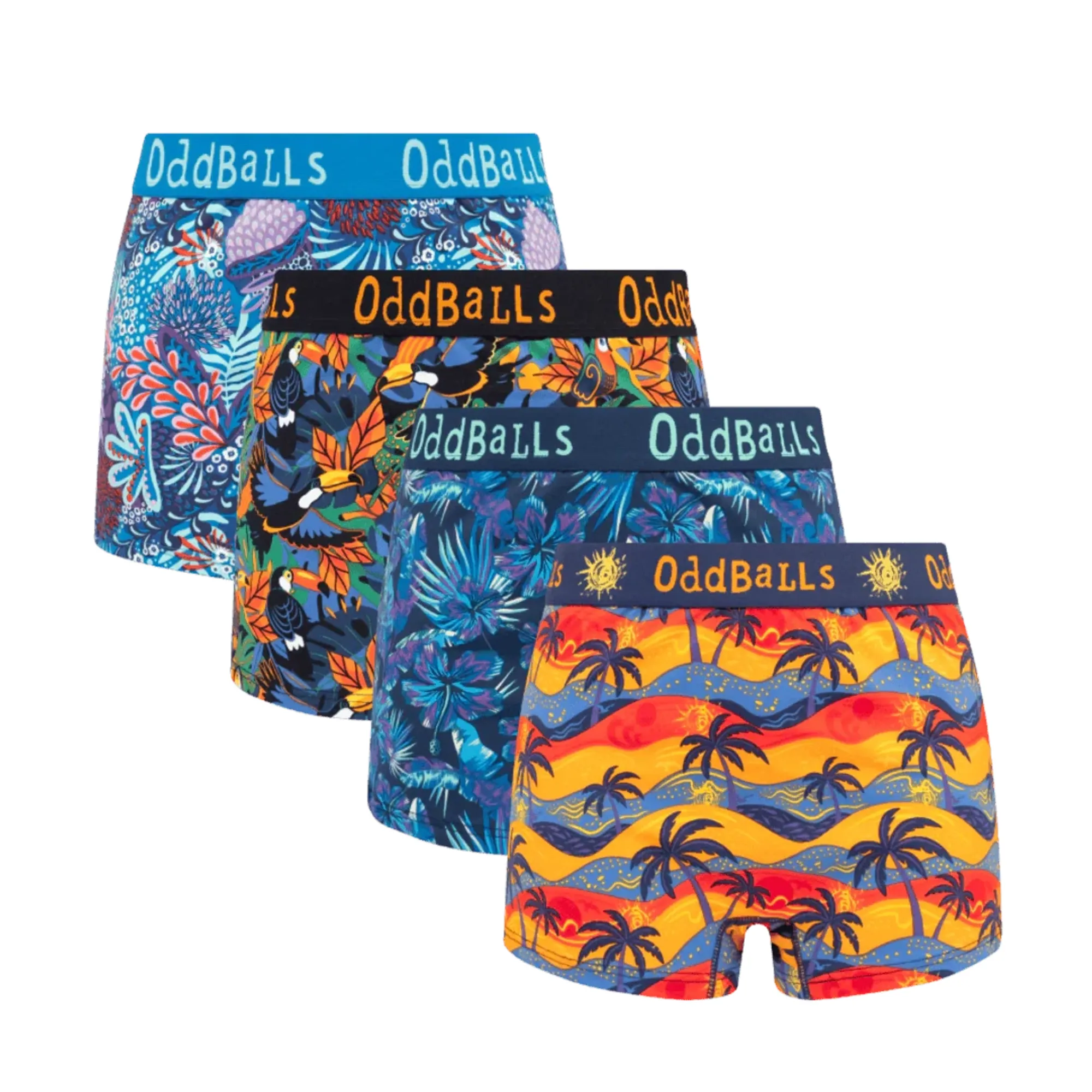 Summer of 26 Bundle - Ladies Cotton Boxer Short 4 Pack